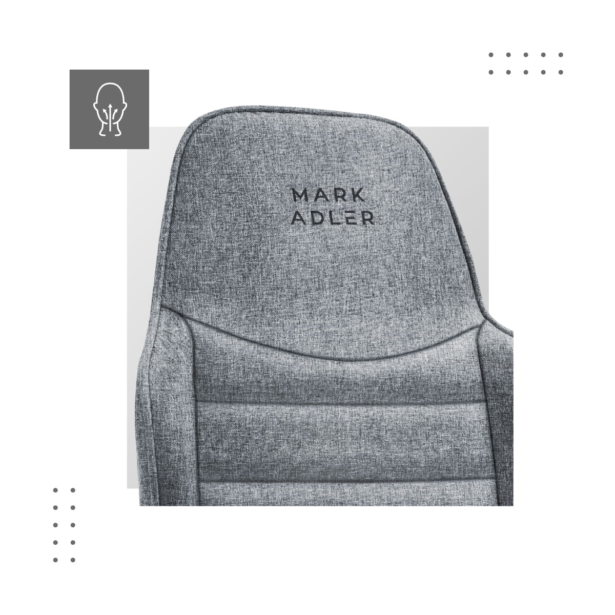 Kancelářská židle Mark Adler Boss 4.2 šedá 