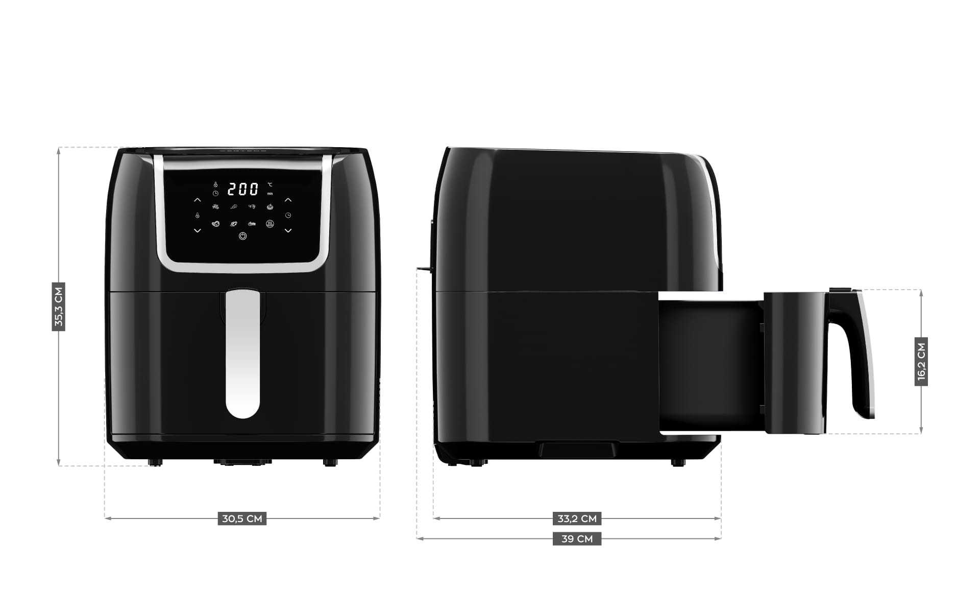 Horkovzdušná fritéza VERTENZ Taste 70 