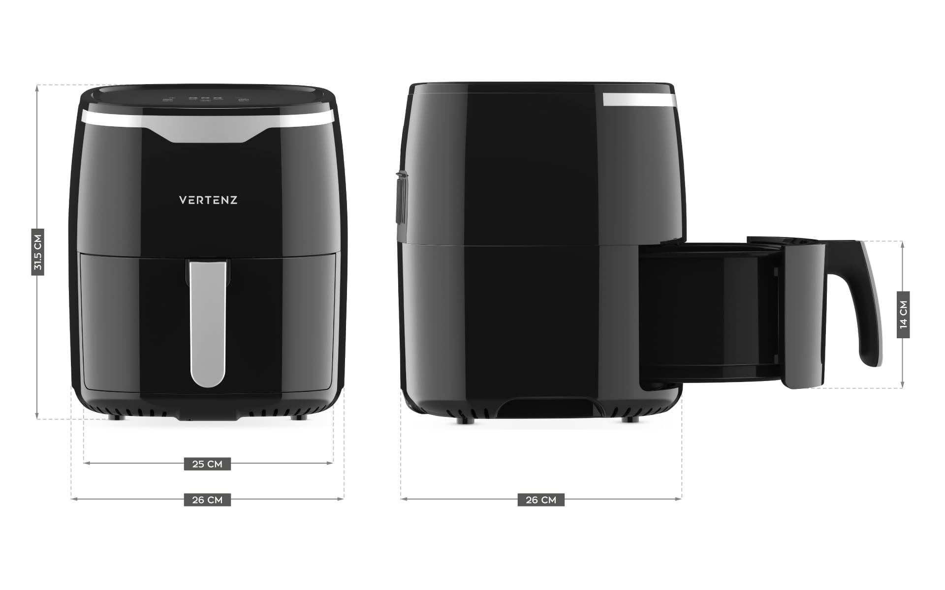Horkovzdušná fritéza VERTENZ Taste 50 