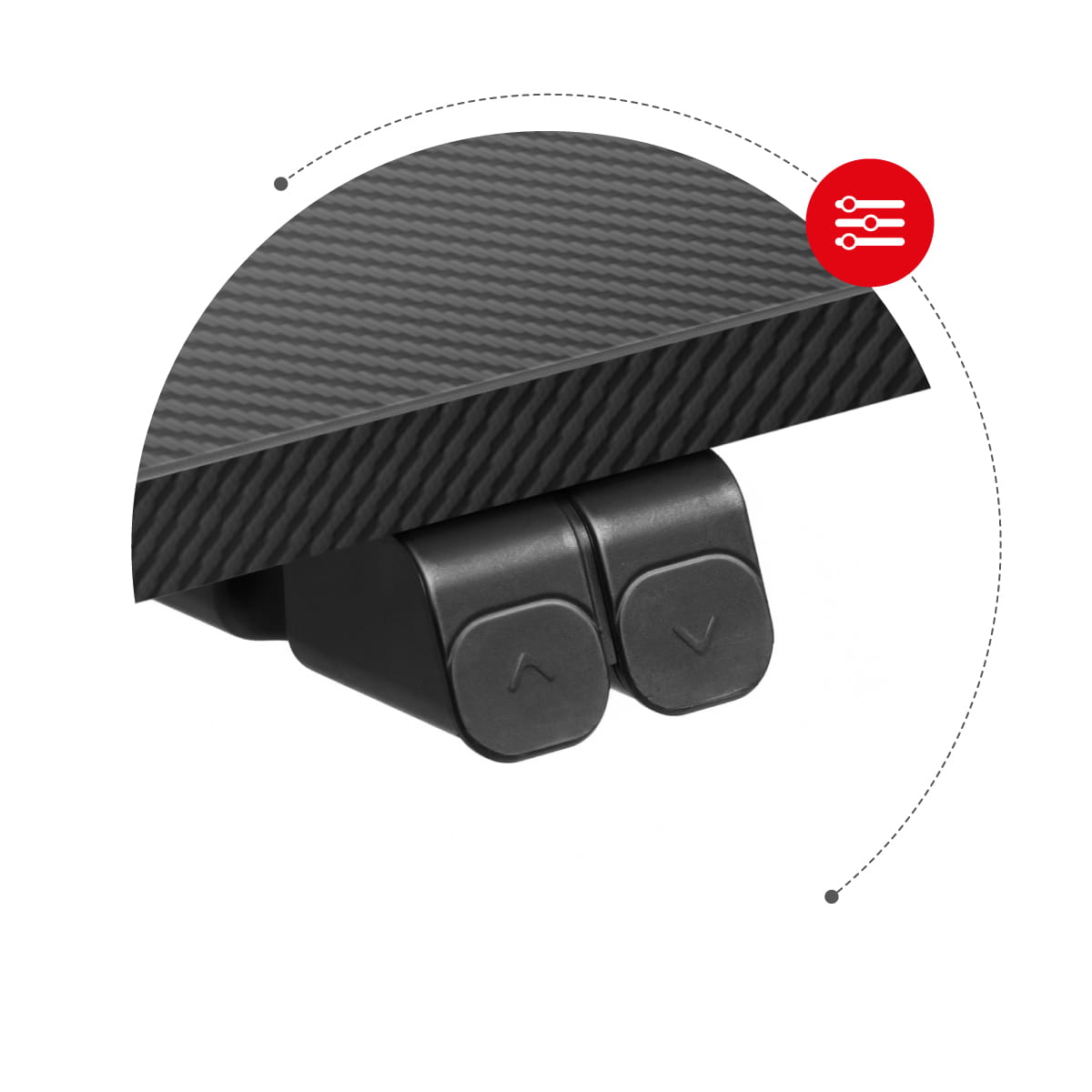 Elektrický stůl Huzaro Hero 8.0, černý 