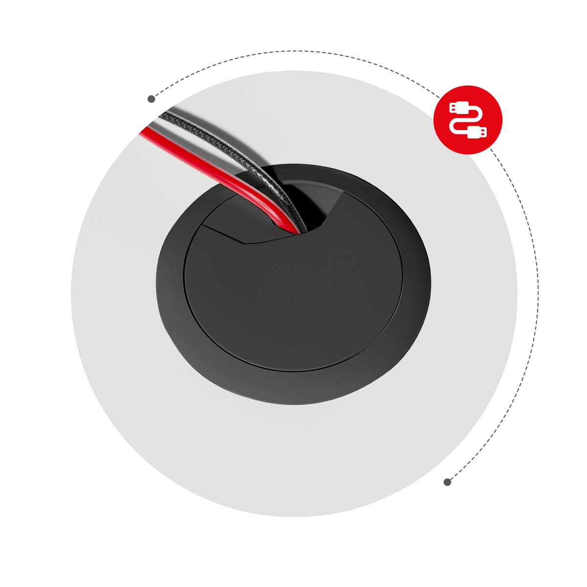 Herní stůl Huzaro Hero 1.6 bílý 120 cm 