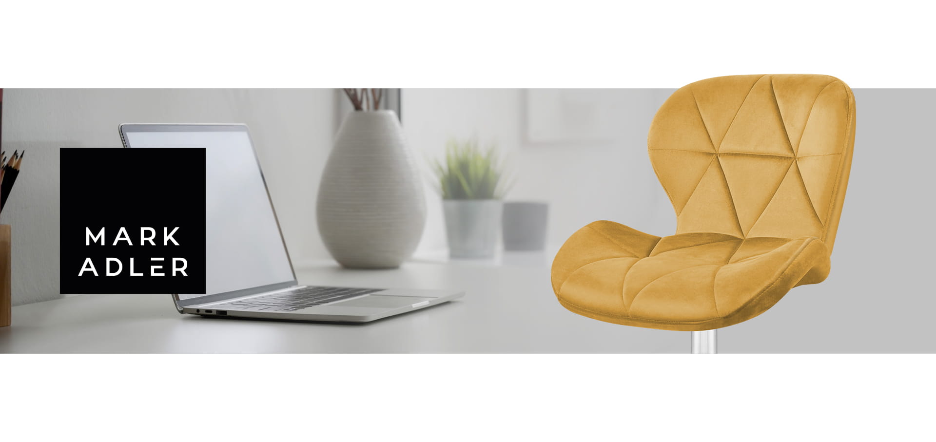 Kancelářská židle Mark Adler Future 3.0 v hořčicově žluté barvě 