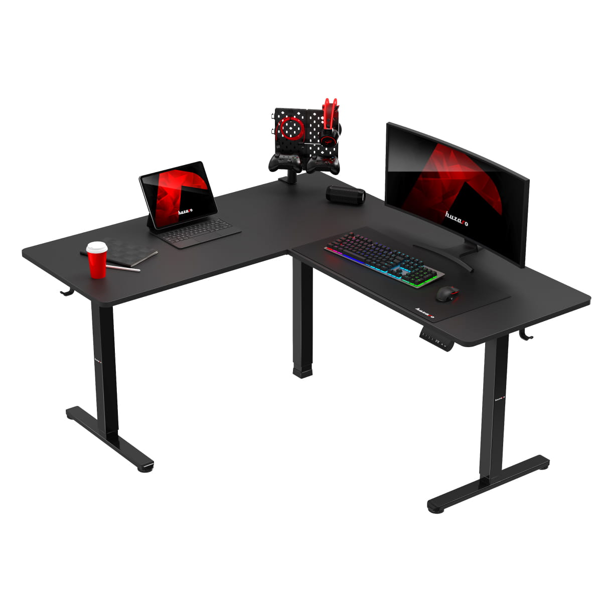 Huzaro Hero 9.5 Elektrický rohový stůl 160 cm 