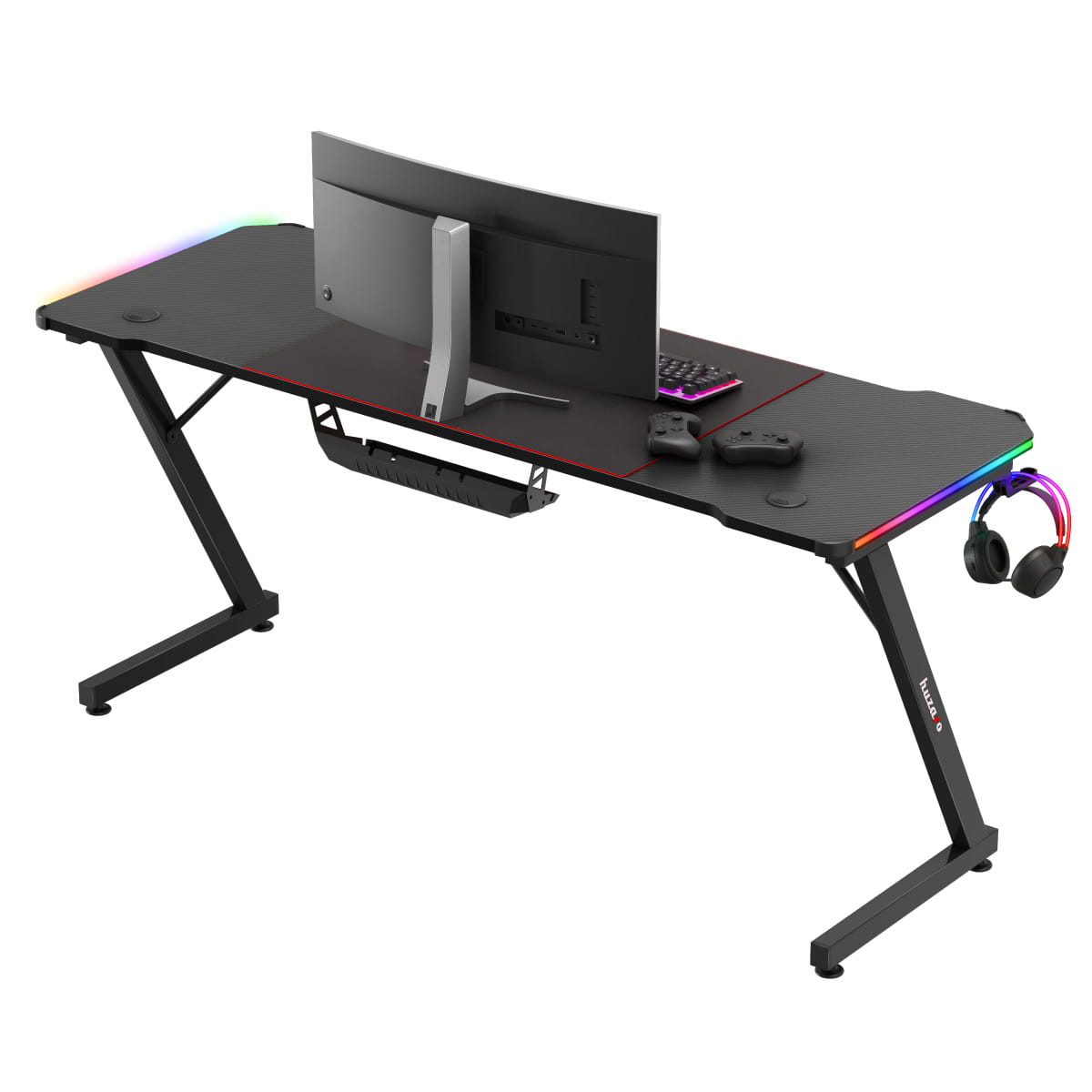 Herní stůl Huzaro Hero 4.8 RGB 160 cm 