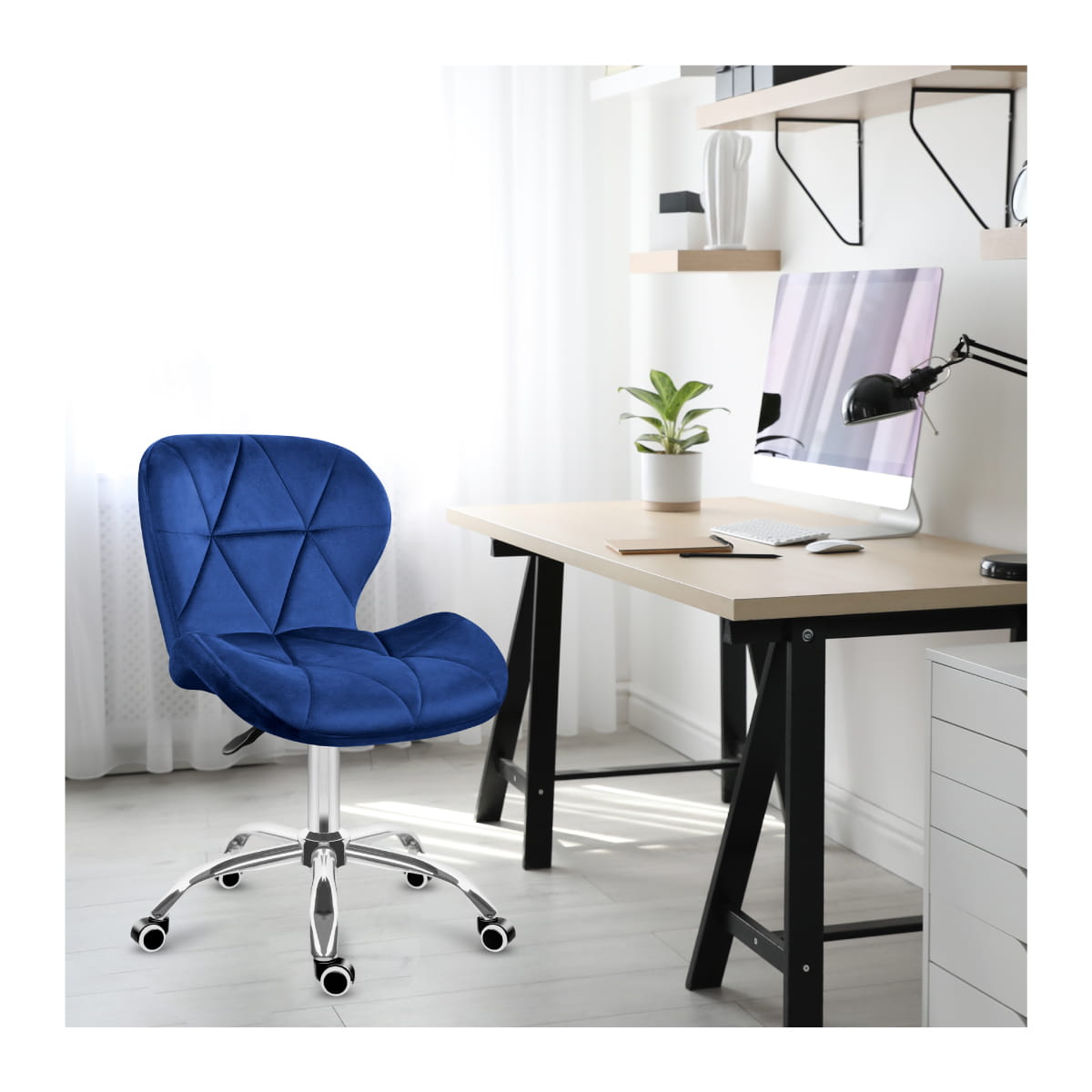 Kancelářská židle Mark Adler Future 3.0 v tmavě modré barvě 