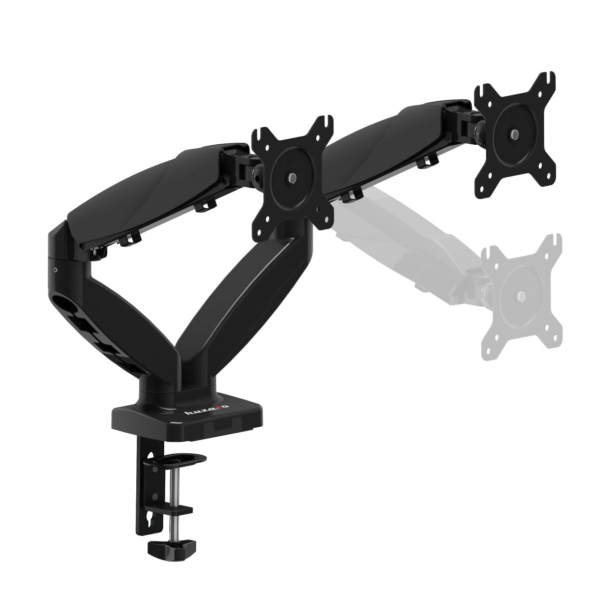 Otočný držák Huzaro Motion 2.2 pro dva monitory 
