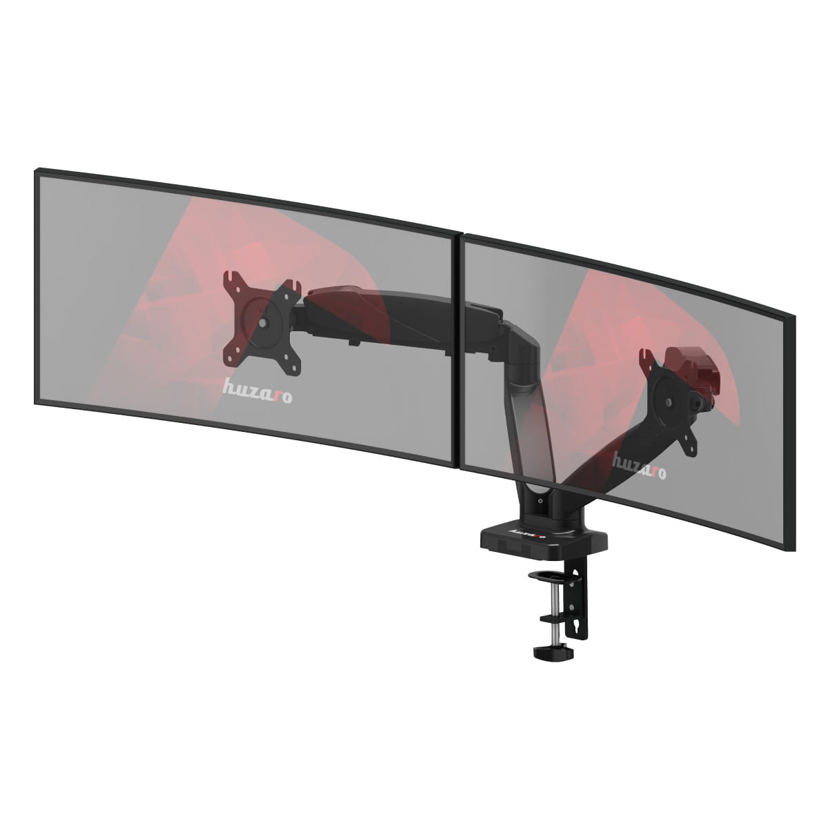 Otočný držák Huzaro Motion 2.2 pro dva monitory 