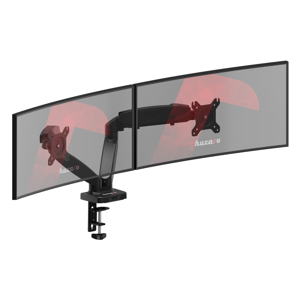 Otočný držák Huzaro Motion 2.2 pro dva monitory 