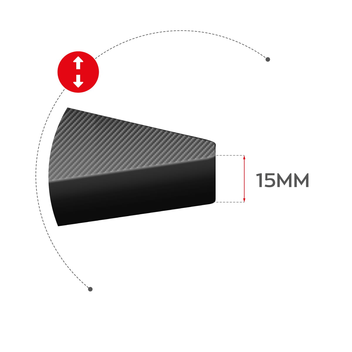Herní stůl Huzaro Hero 7.0 šedý 154 cm 