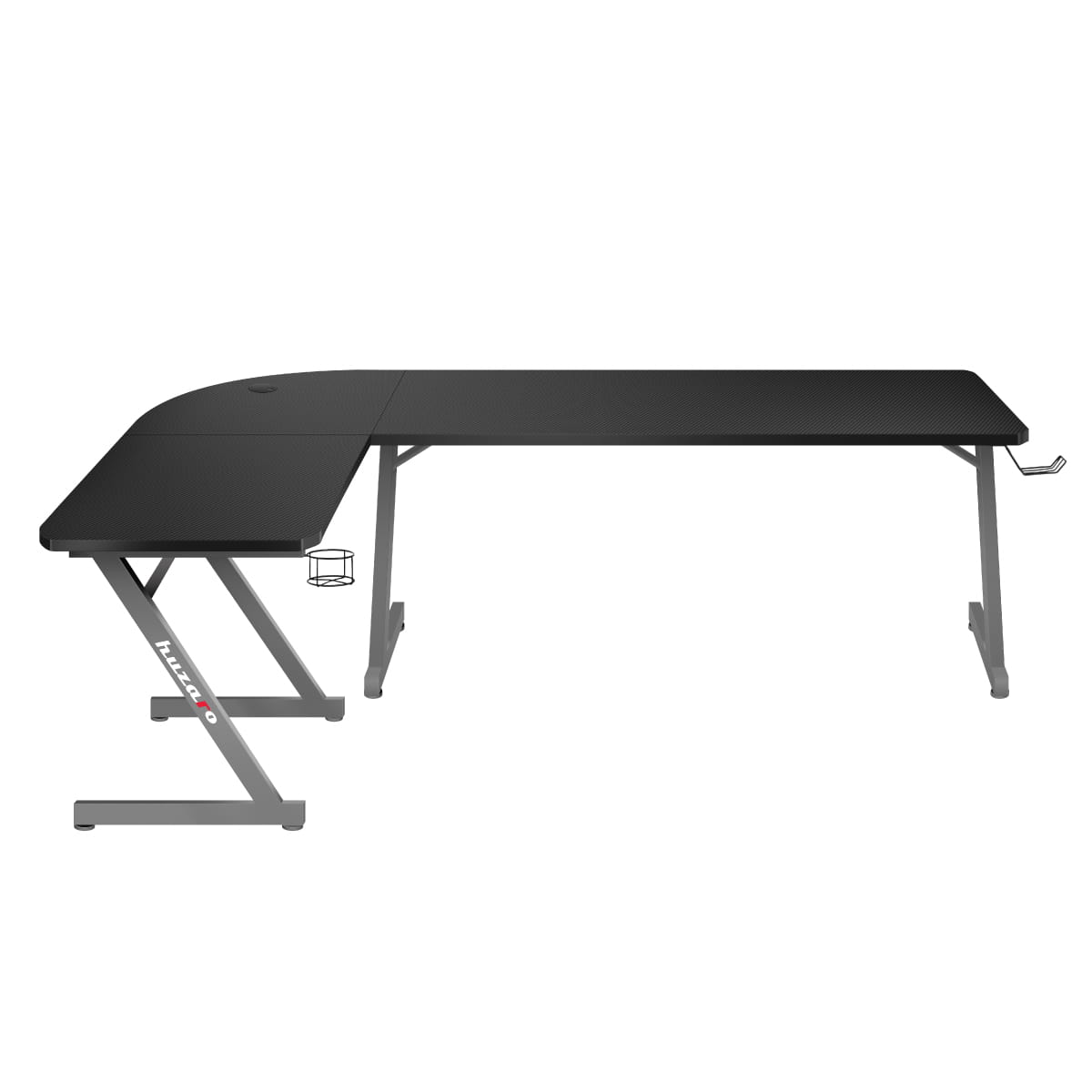 Herní stůl Huzaro Hero 7.0 šedý 154 cm 