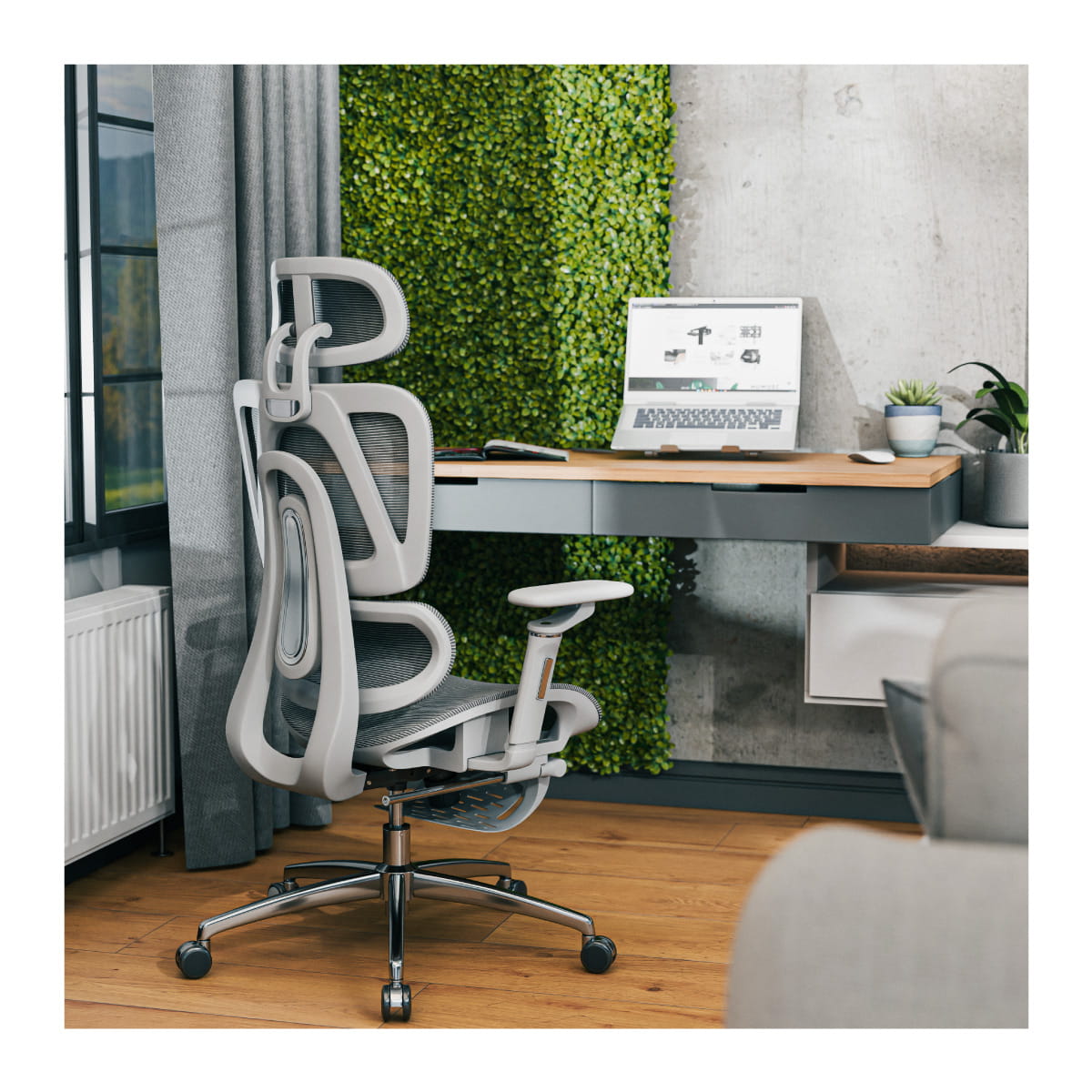 Ergonomická židle Mark Adler Expert 7.9 šedá 