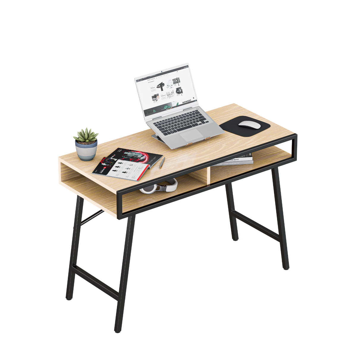 Stůl Mark Adler Leader 4.2 110 cm s policemi 