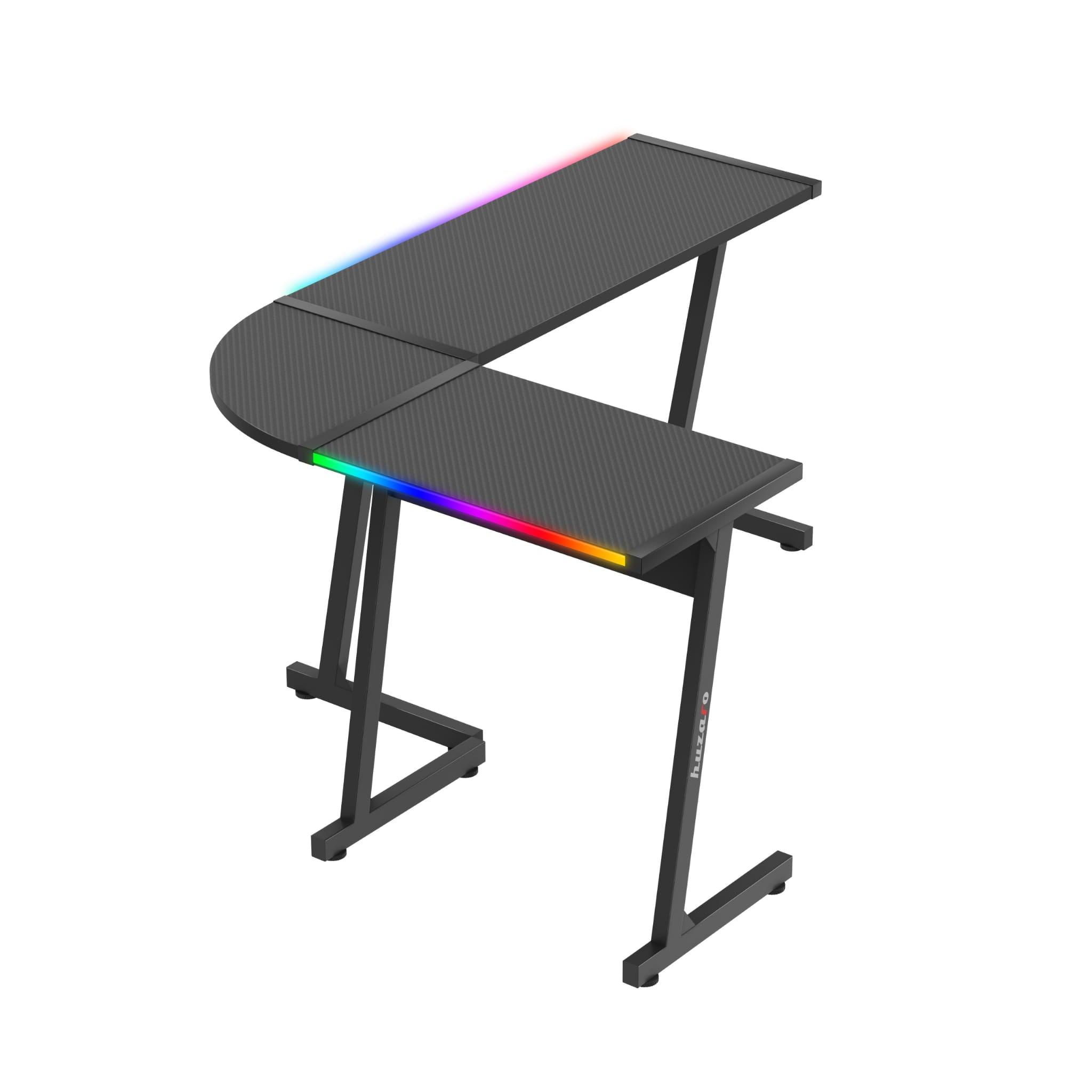 HUZARO HERO 6.0 Černý RGB Chytrý herní stůl 147 cm 