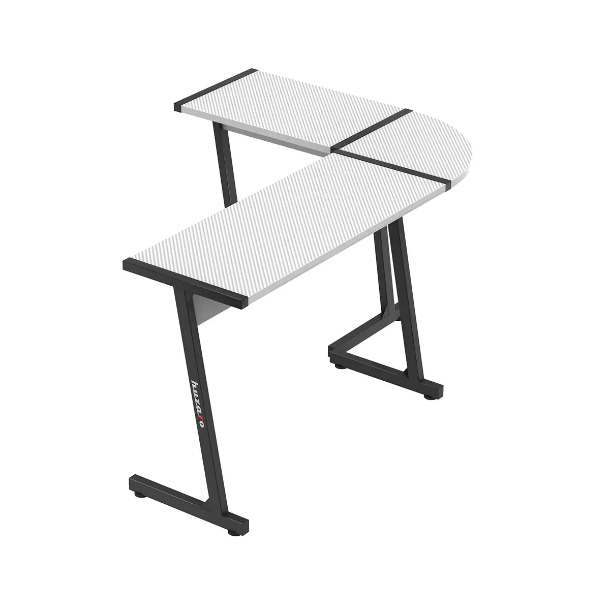 HUZARO HERO 6.0 Bílý RGB chytrý herní stůl 147 cm 