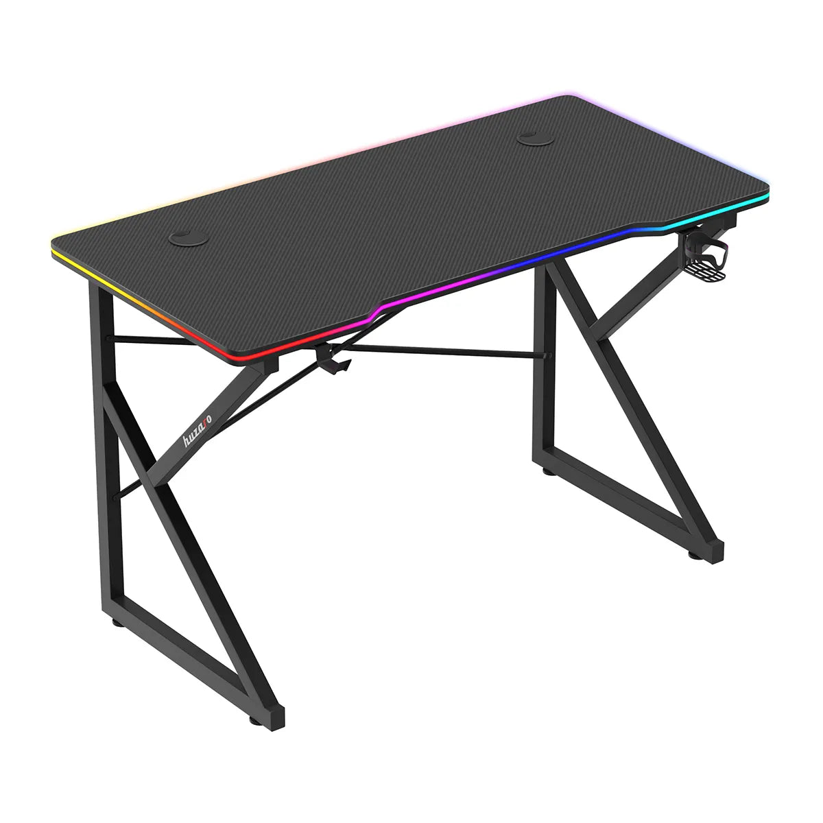 Herní stůl Huzaro Hero 1.7 RGB černý 120 cm 