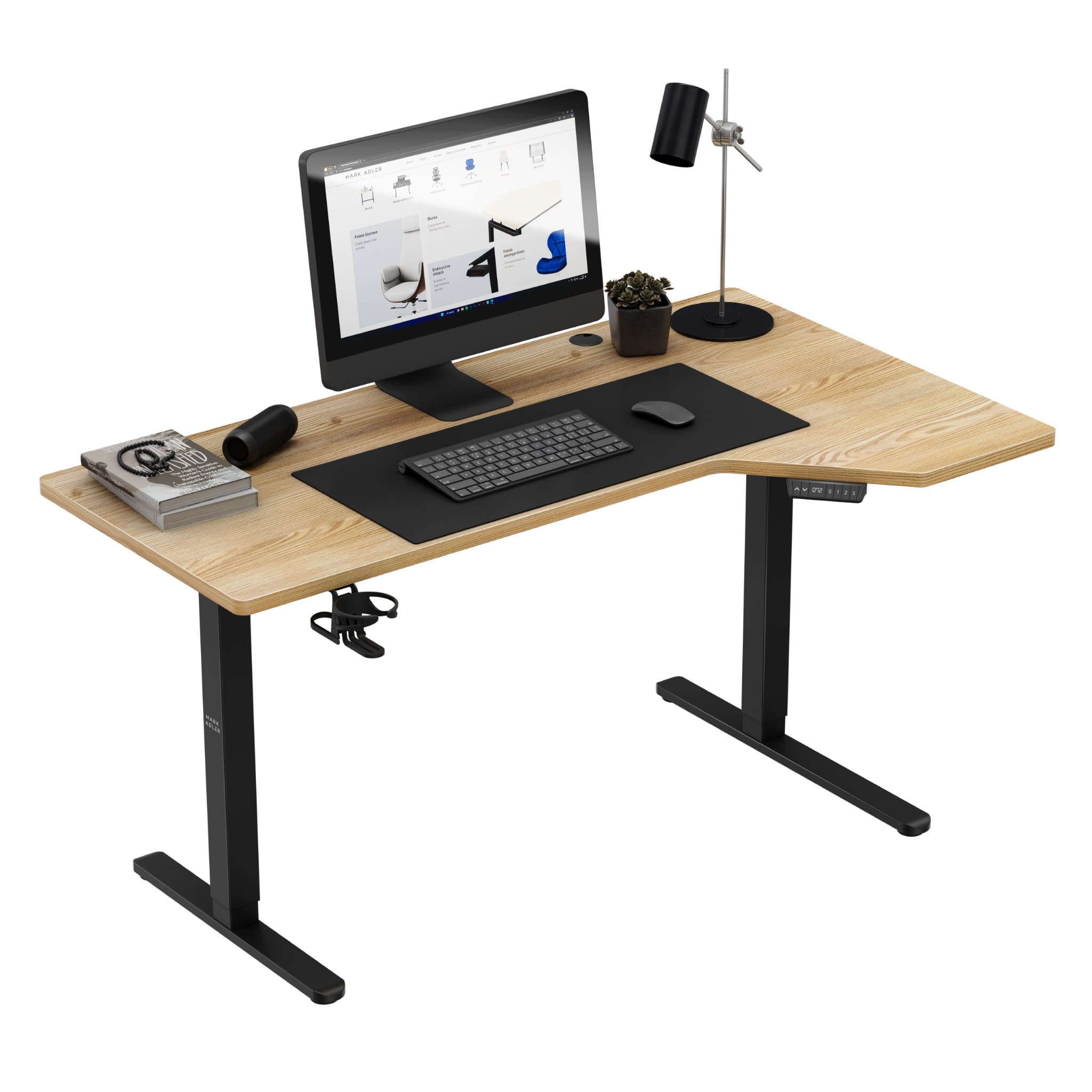 Mark Adler Leader 9.1 Černý elektrický stůl 145 cm 