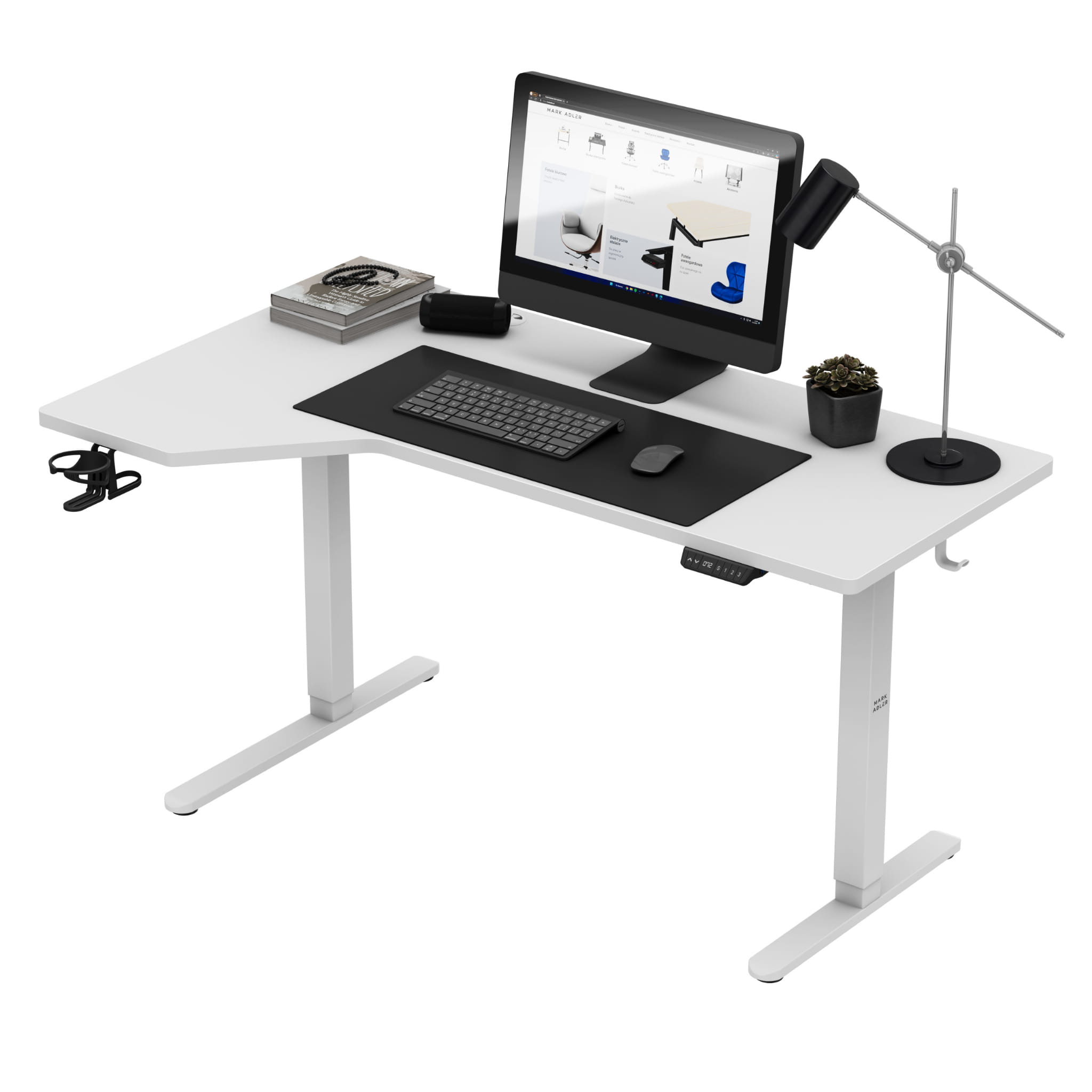 Mark Adler Leader 9.1 elektrický stůl bílý 145 cm 