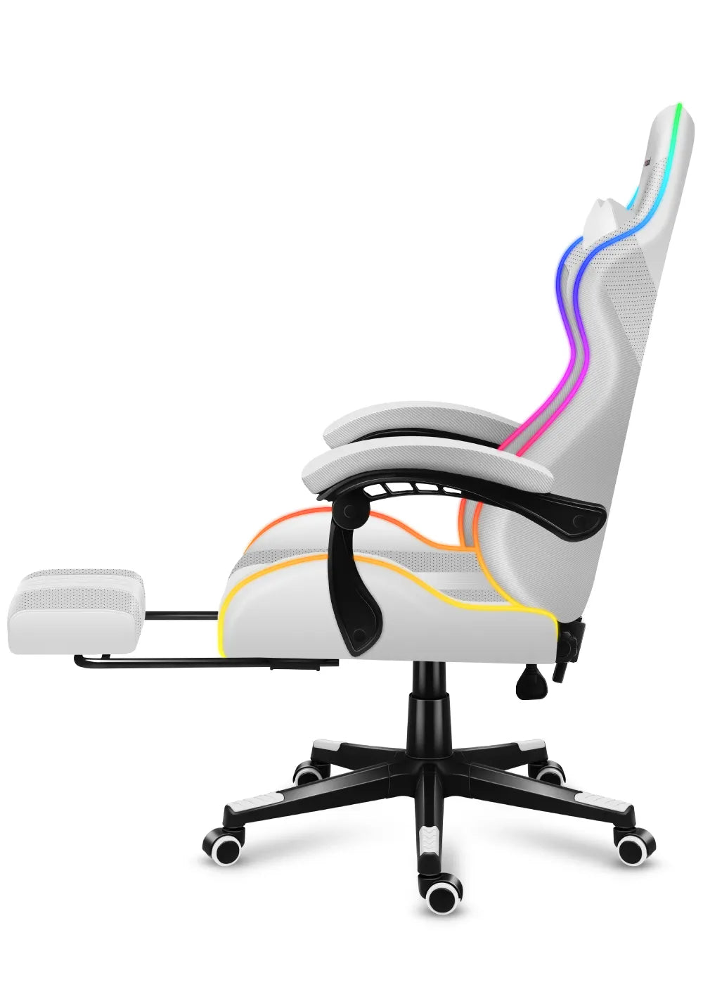 Herní židle HUZARO Force 4.7 White RGB 