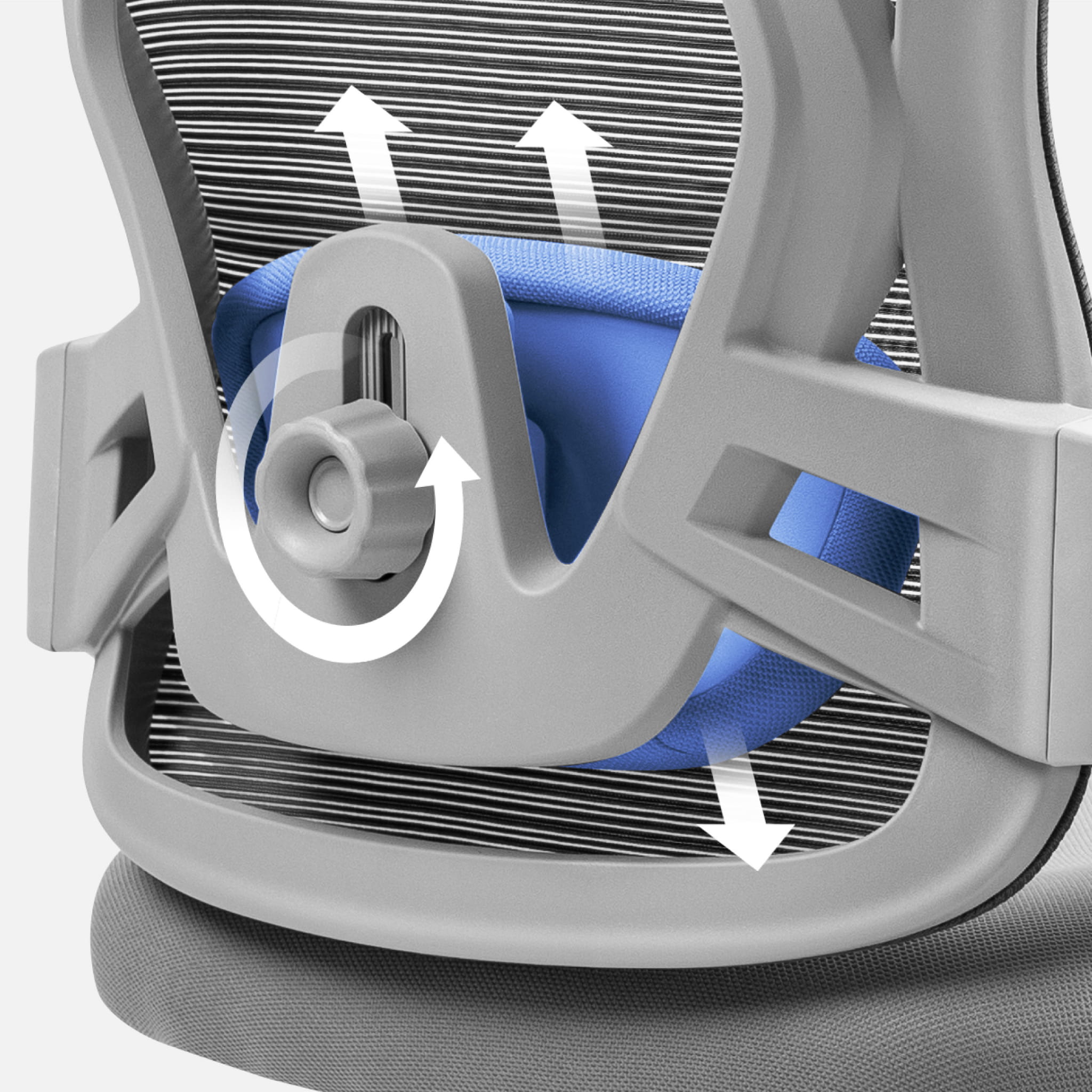 Otočná židle Mark Adler Manager 2.9 šedá 