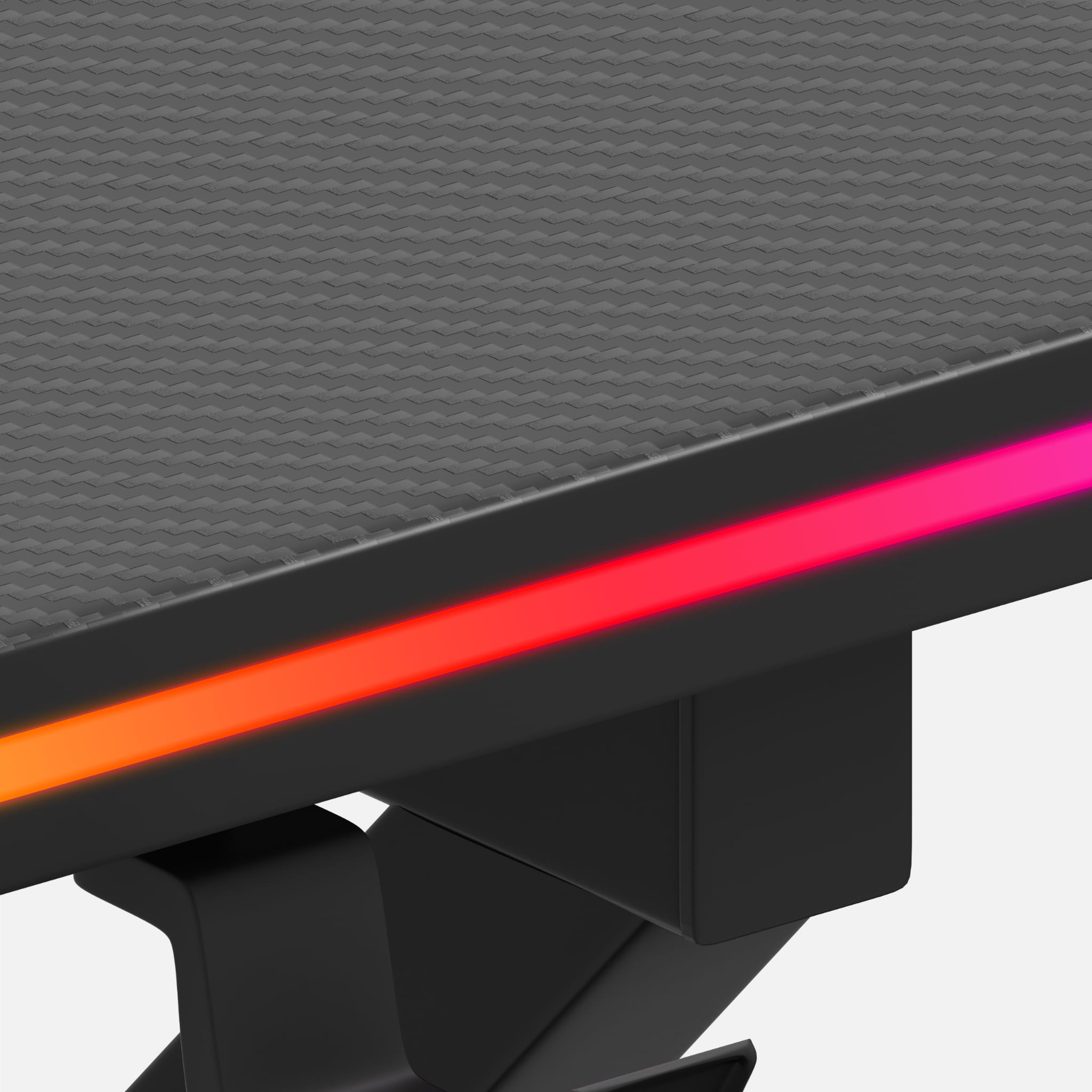 Herní stůl Huzaro Hero 1.7 RGB černý 120 cm 