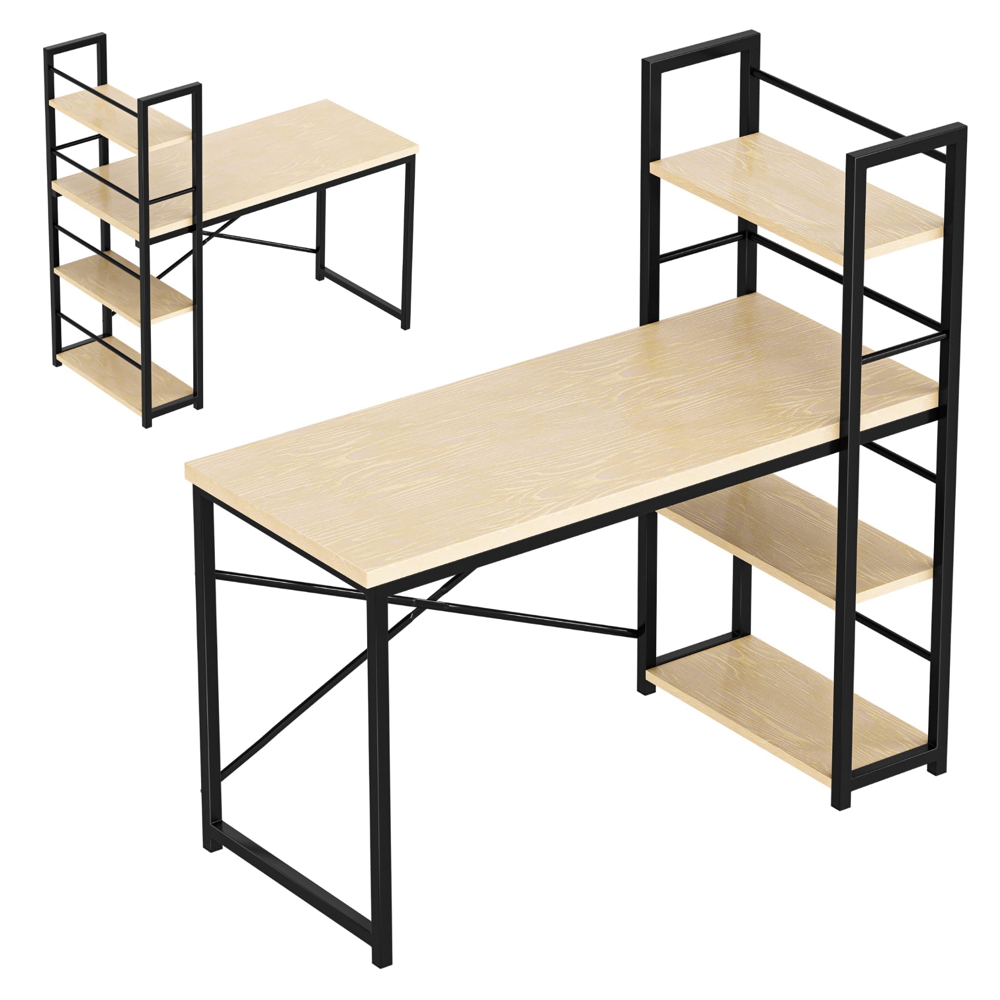 Psací stůl Mark Adler Leader 4.0 Craft 120 cm s policemi 