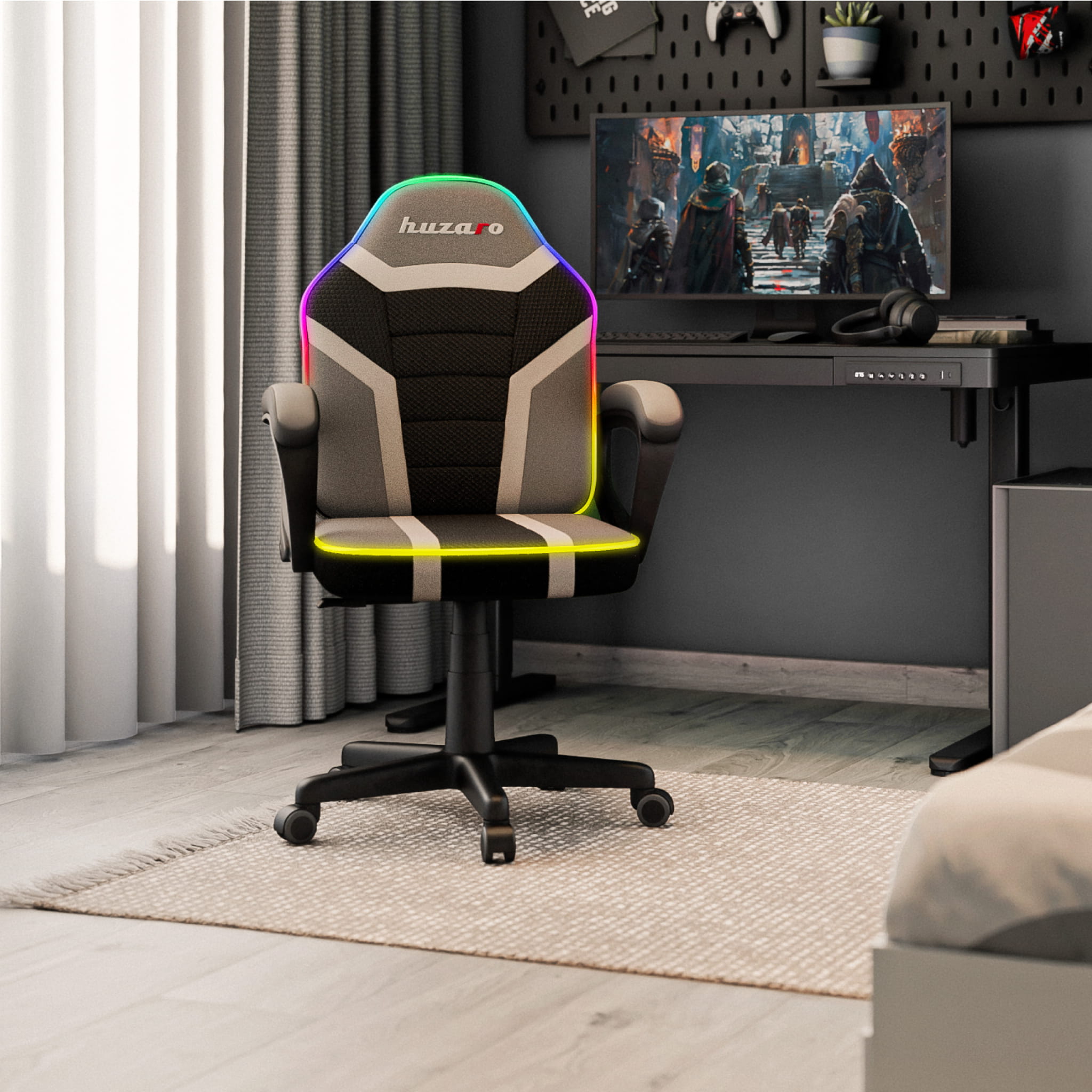 Herní židle Huzaro Ranger 1.0 RGB pro děti 