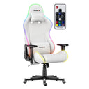 Herní židle HUZARO FORCE 6.2 s bílým RGB LED podsvícením 