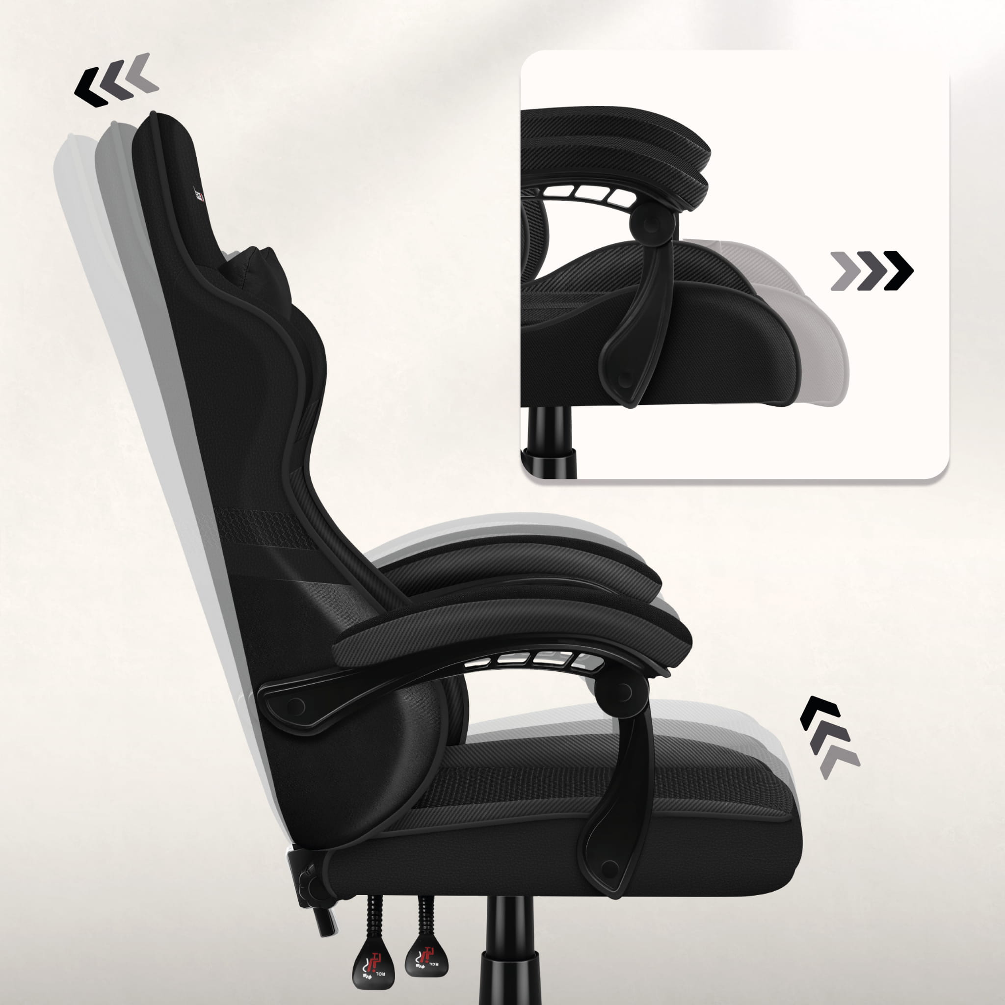 Herní židle HUZARO FORCE 4.4 Carbon 