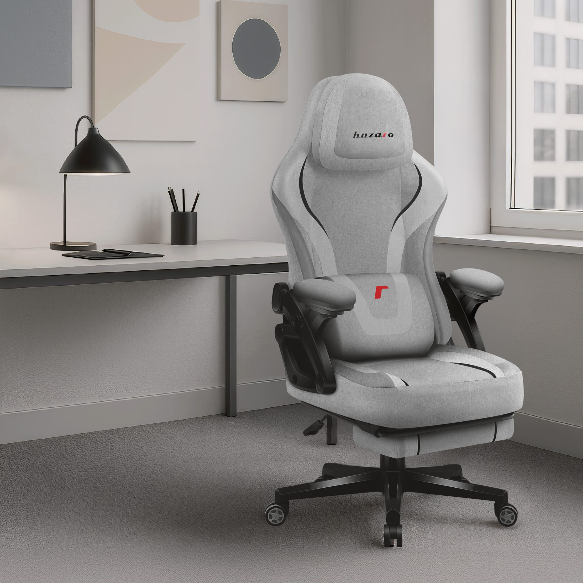 Herní židle Huzaro Force 4.6 šedá 