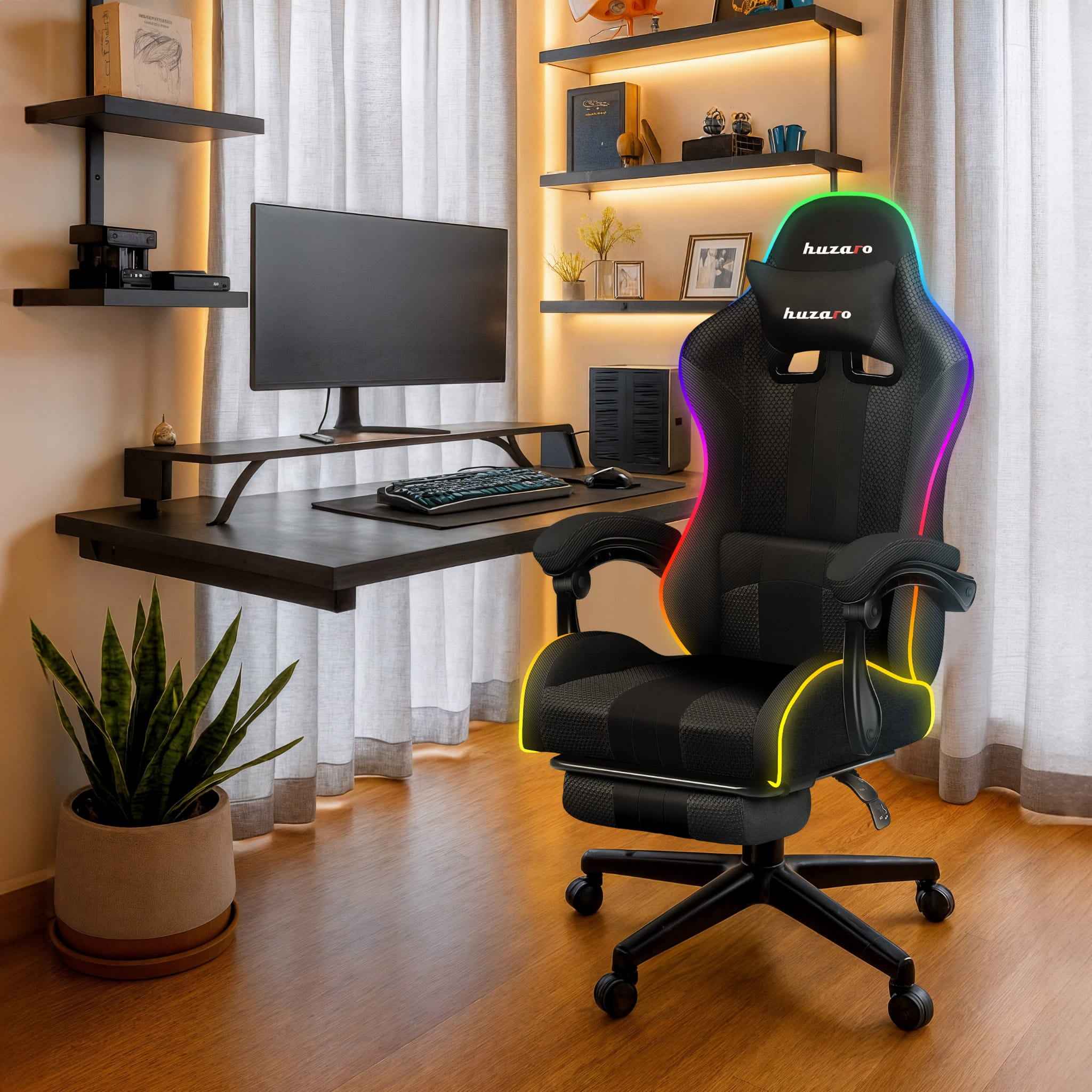 Herní židle HUZARO Force 4.7 RGB Mesh 