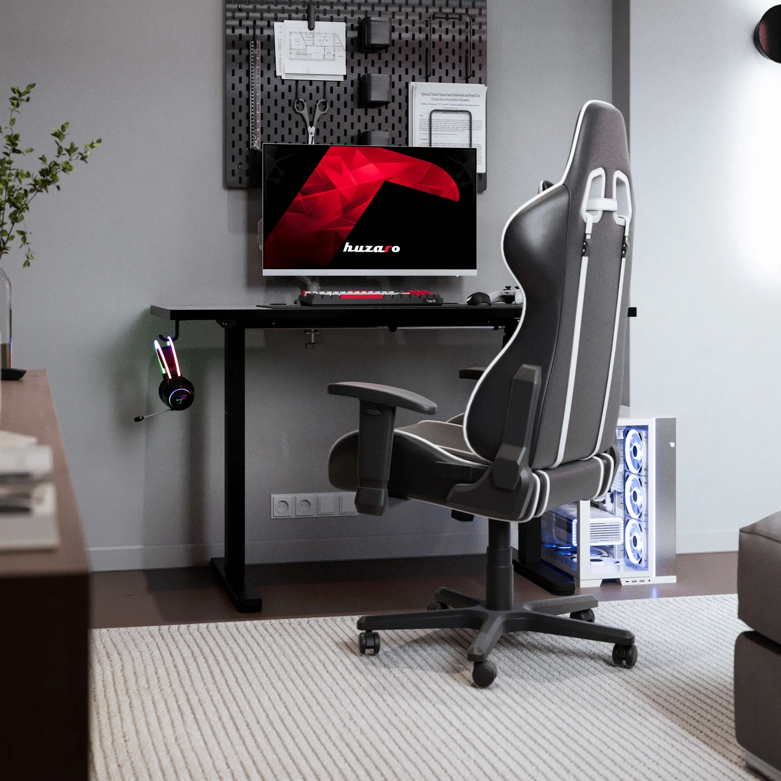 Herní stůl Huzaro Hero 8.1 Black 120 cm