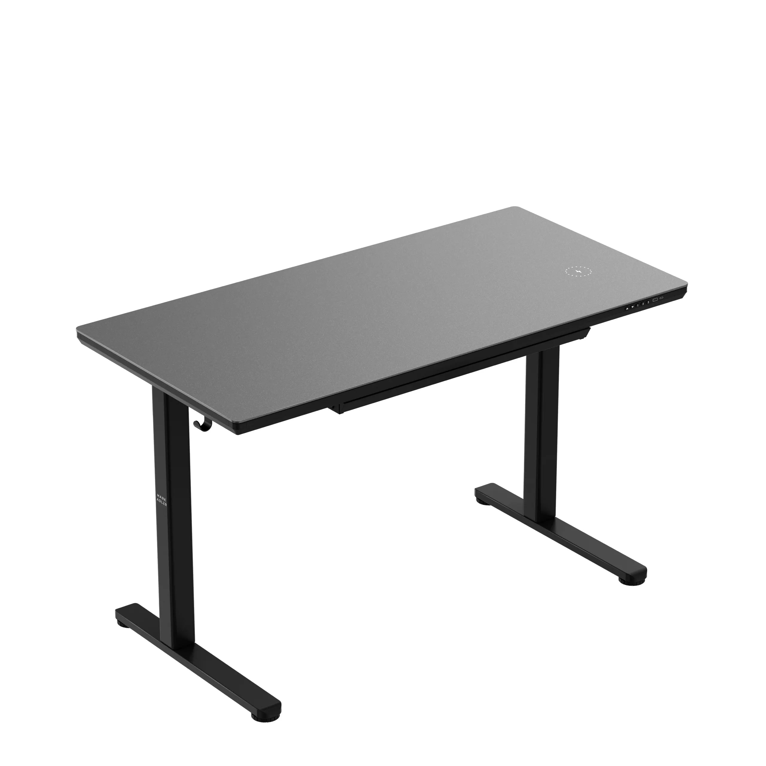 Elektrický stůl Mark Adler Leader 8.5, černý, se skleněnou deskou 