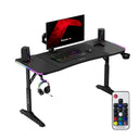 Herní stůl Huzaro Hero 3.6 RGB LED černý 140 cm