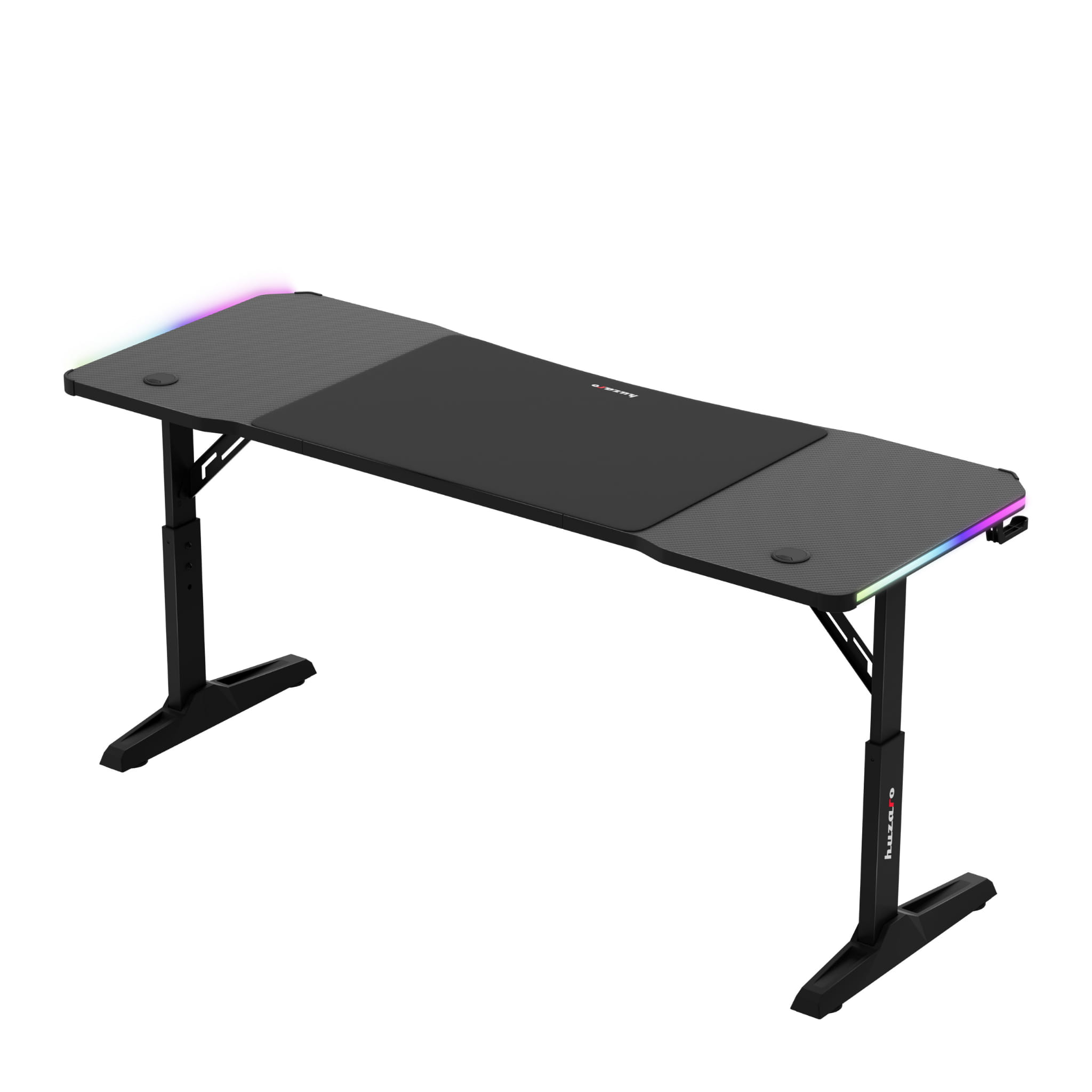 Herní stůl LED Huzaro Hero 4.6 RGB černý 160 cm