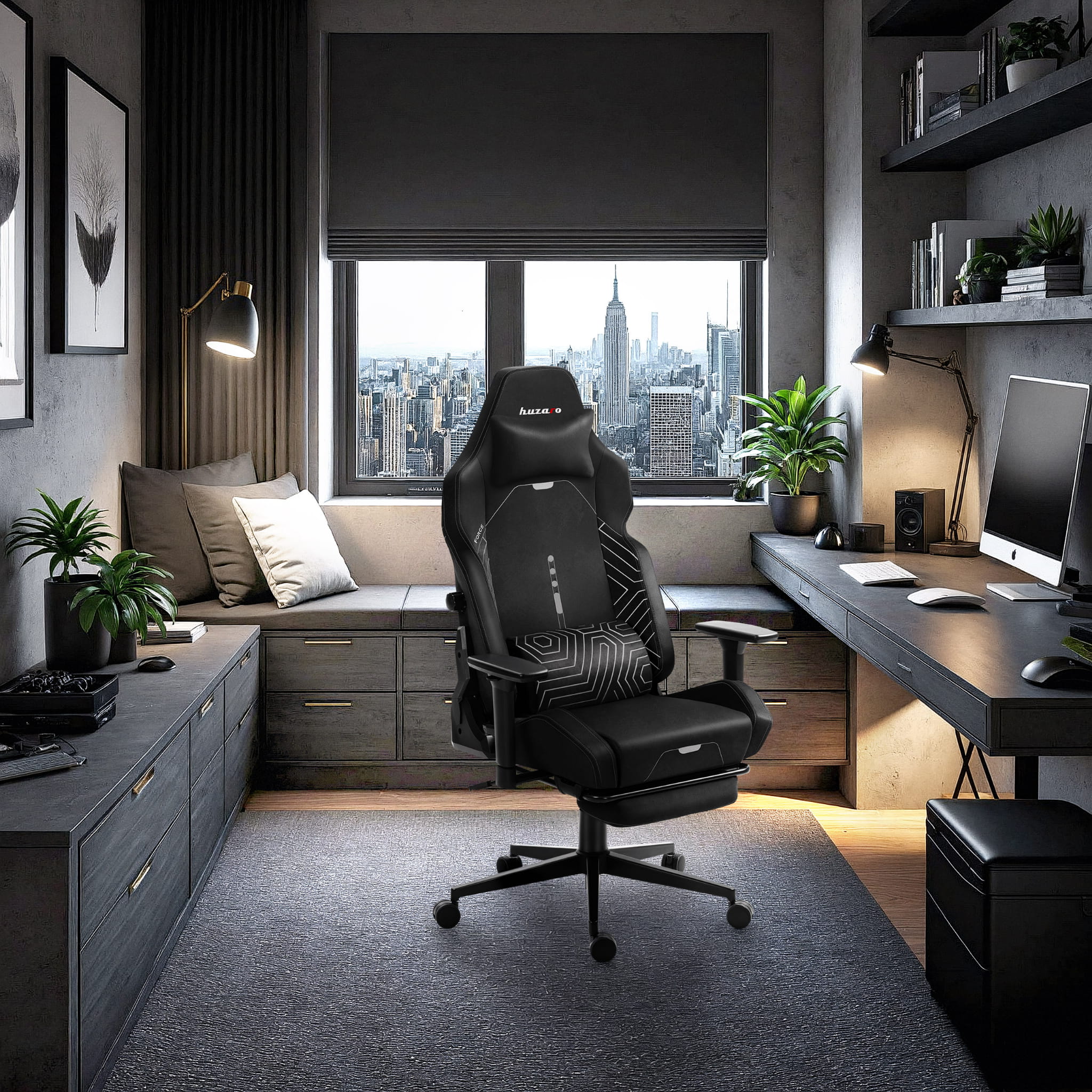 Herní židle HUZARO FORCE 8.1 černá 