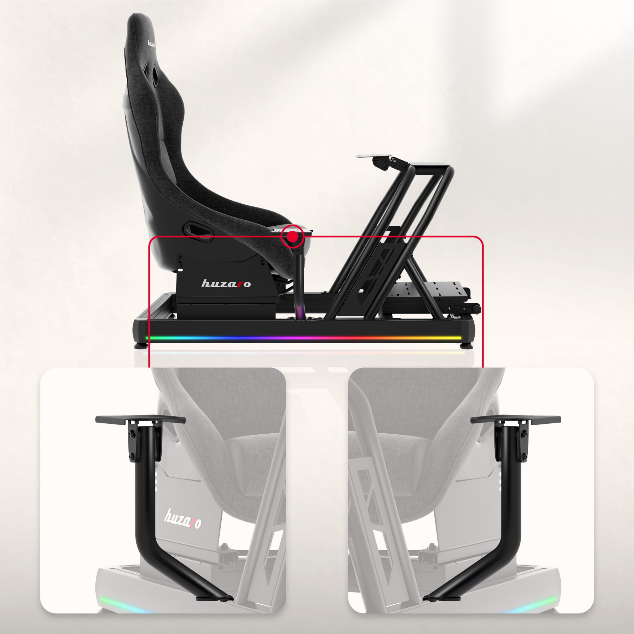 Kokpit pro simulátor závodů Huzaro Speed ​​​​9.0 
