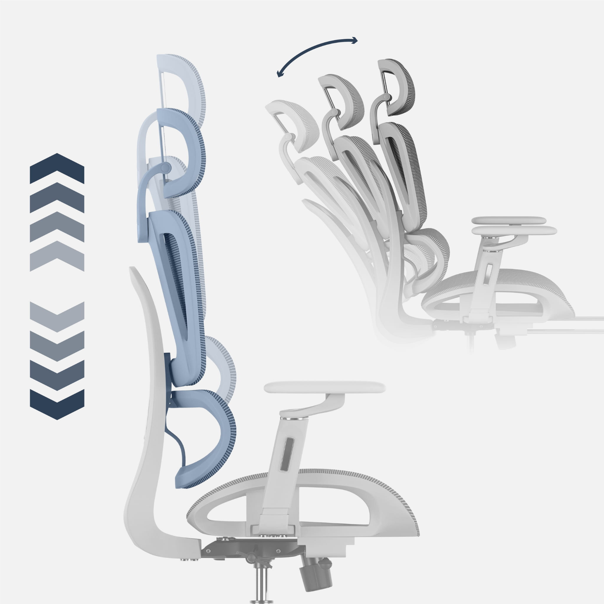 Ergonomická židle Mark Adler Expert 7.9 šedá 