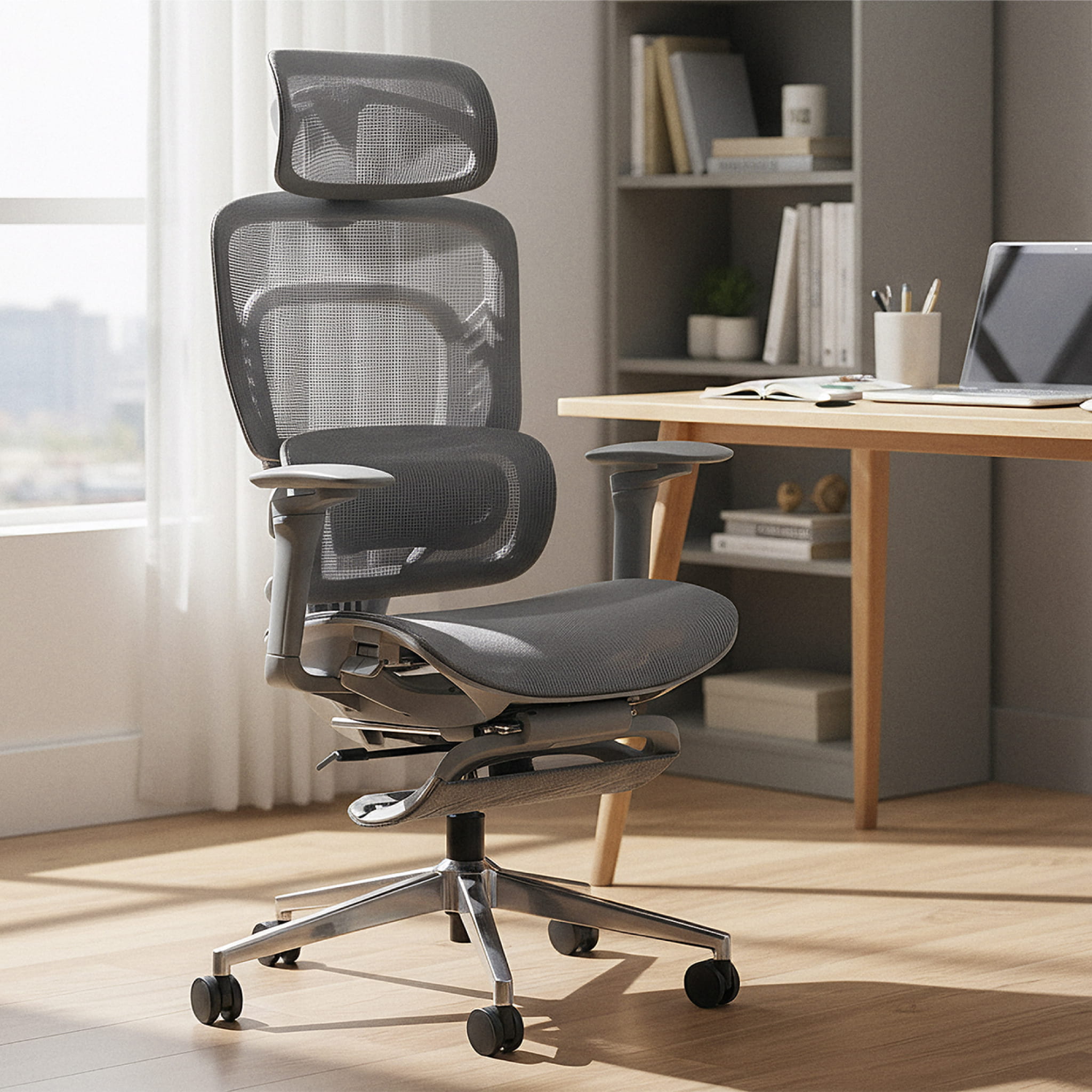 Kancelářské křeslo s masáží Mark Adler Visioner 8.3 Grey
