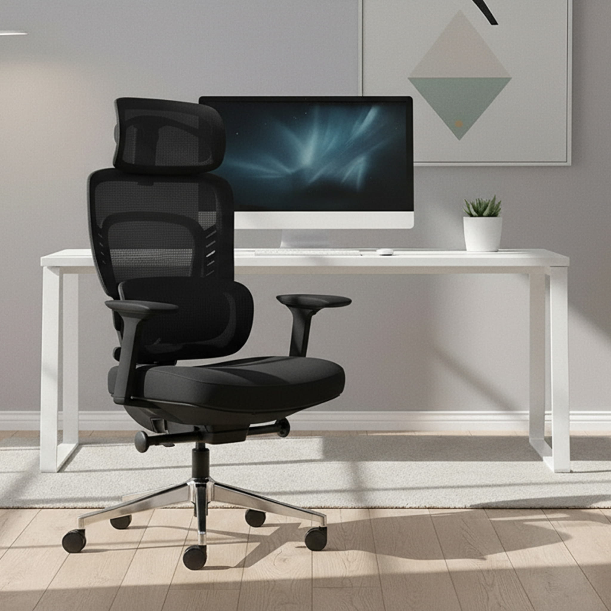 Kancelářské křeslo s masáží Mark Adler Visioner 6.1 Black