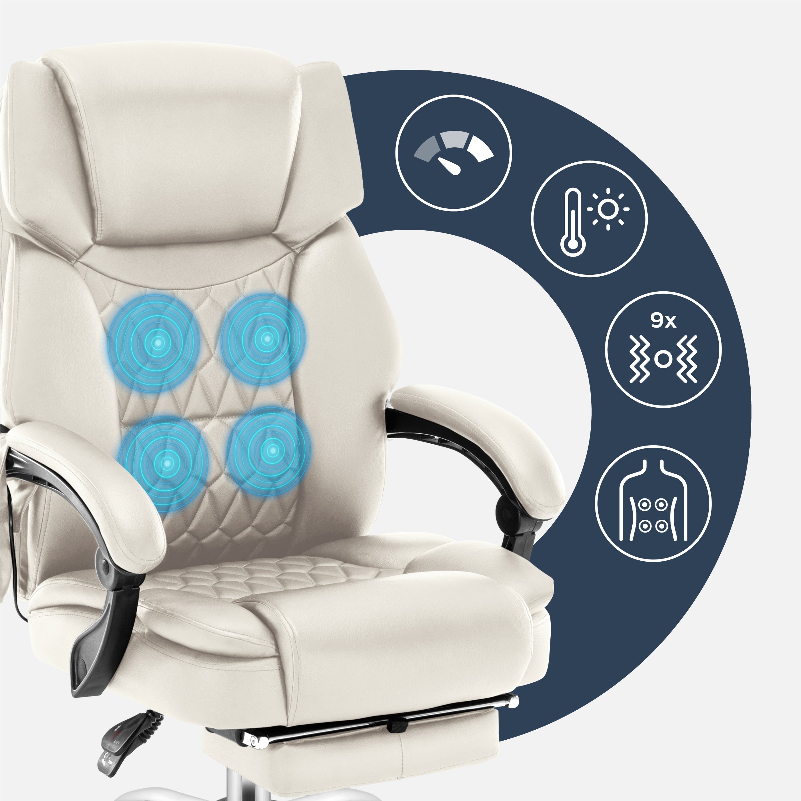 Kancelářská židle Mark Adler Boss 6.0 béžová 