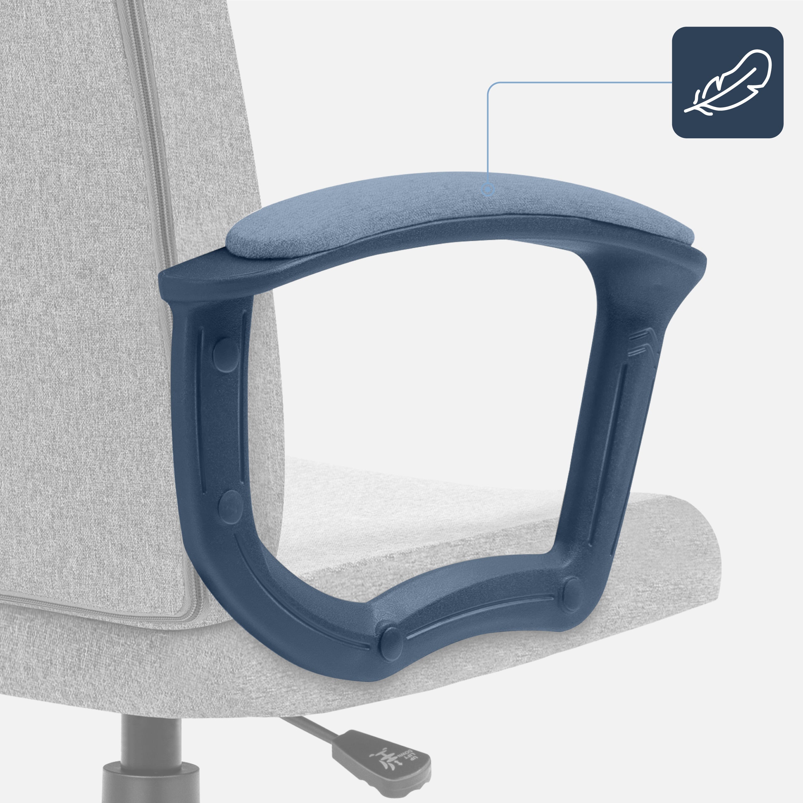 Kancelářská židle Mark Adler Boss 2.5 šedá 