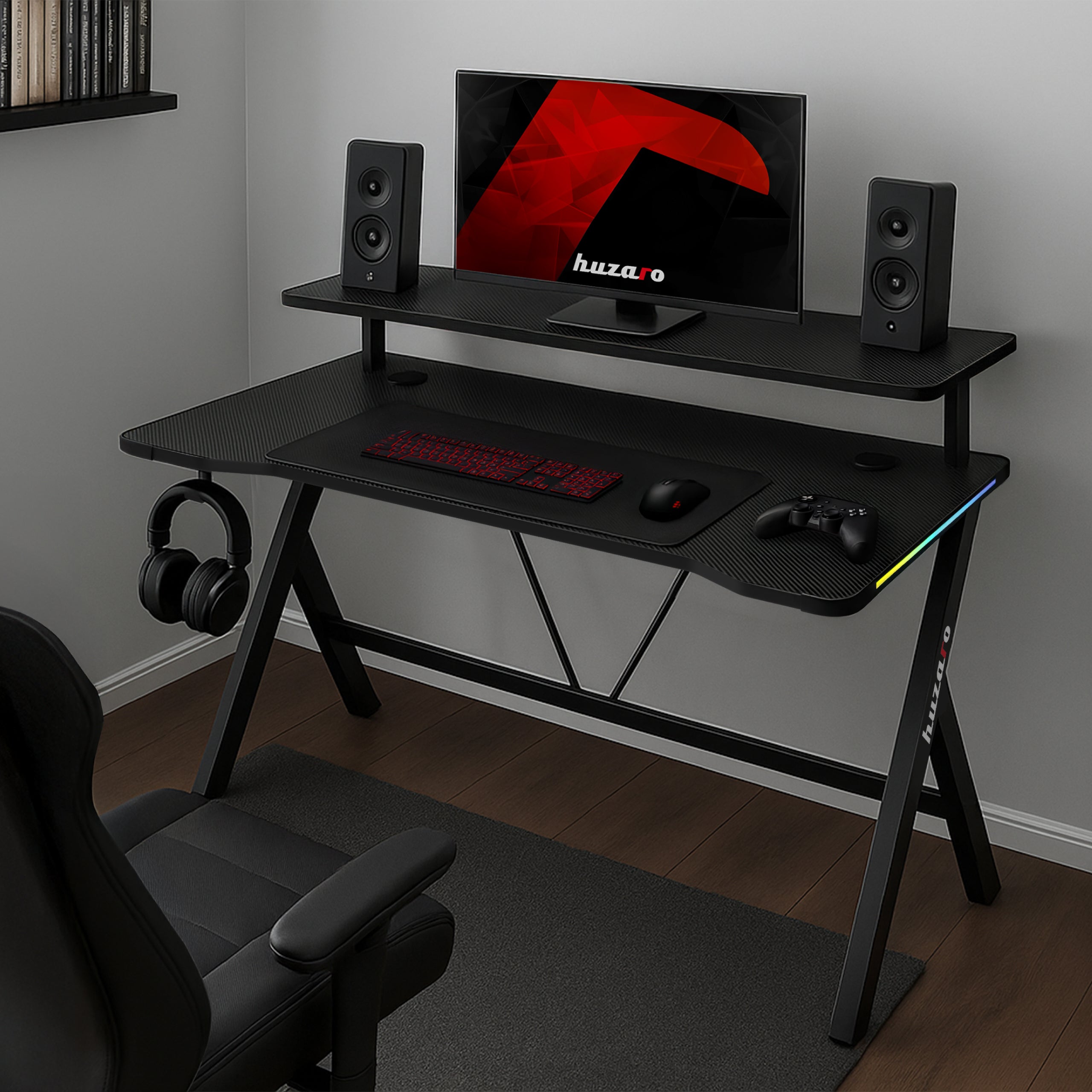 Herní stůl LED Huzaro Hero 1.9 RGB 120 cm