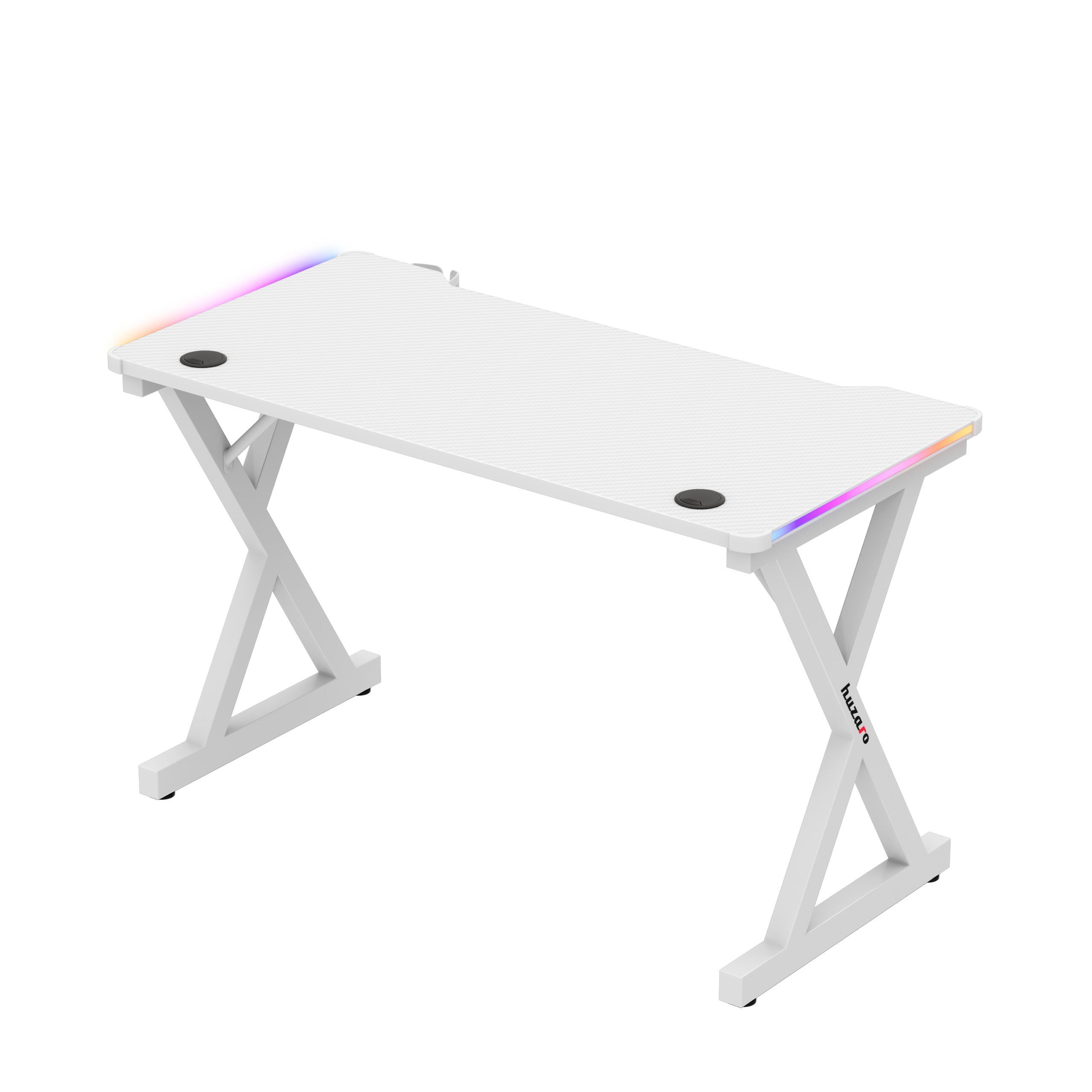 Herní stůl LED Huzaro Hero 2.3 RGB White 120 cm