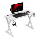 Herní stůl LED Huzaro Hero 2.3 RGB White 120 cm