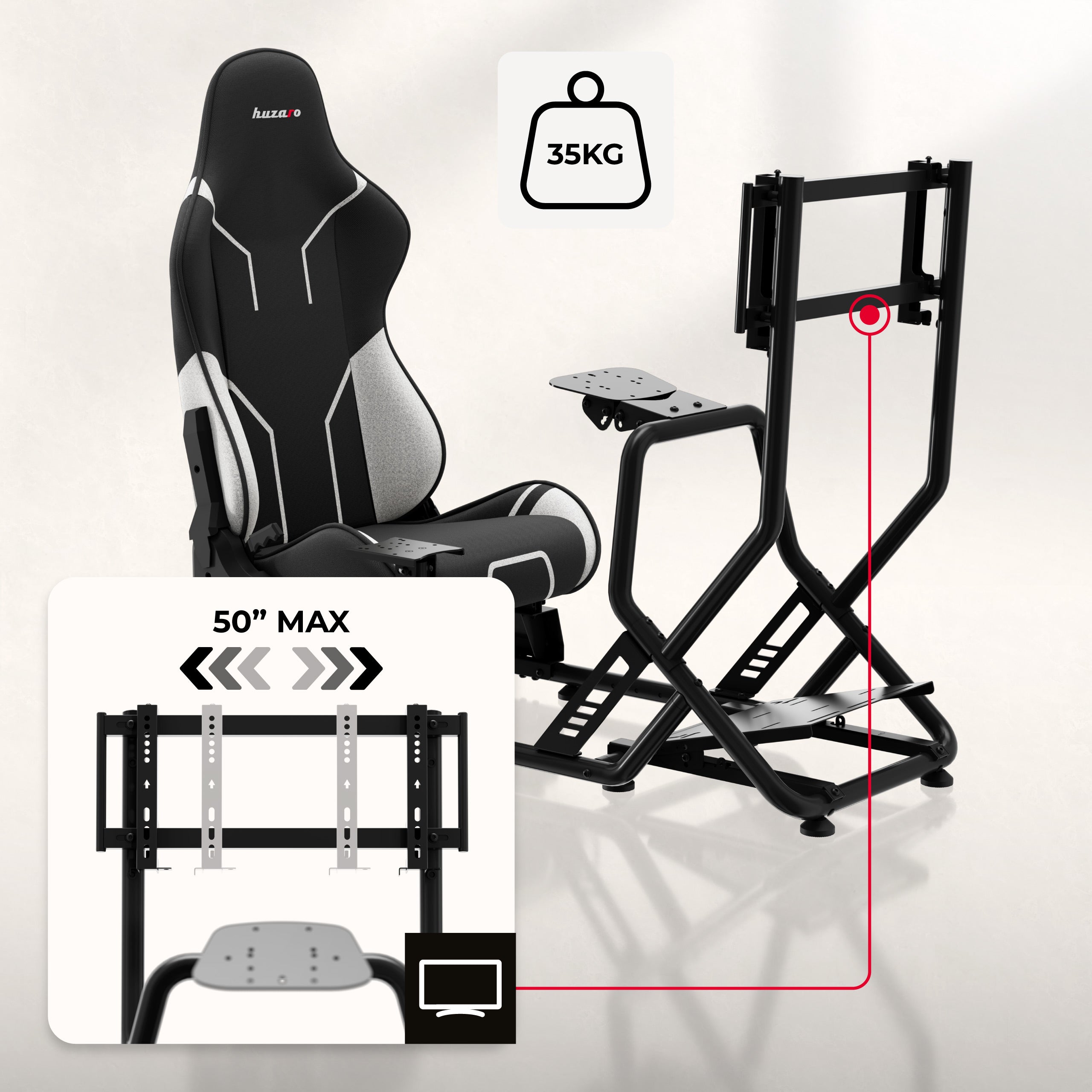 Kokpit pro simulátor závodů Huzaro Speed ​​​​6.0 