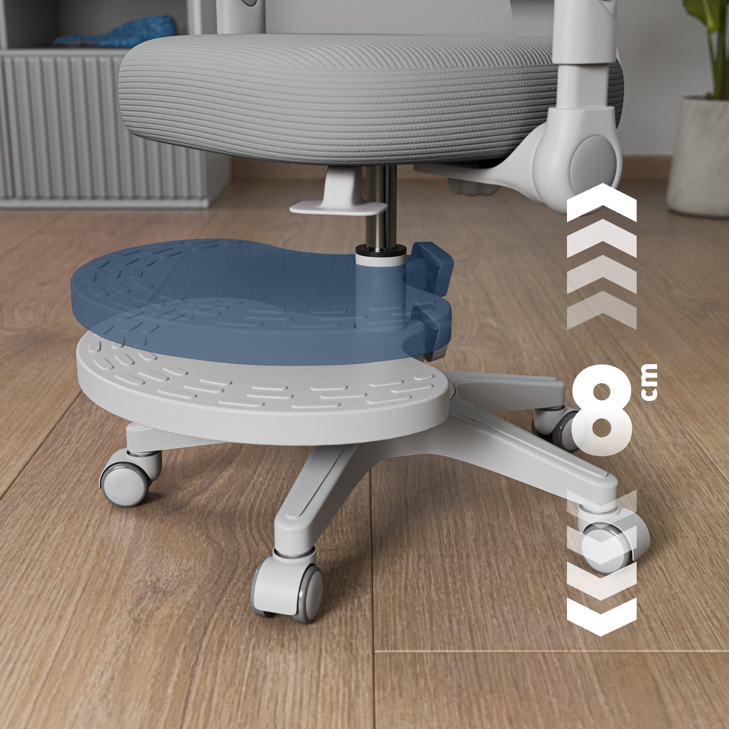 Otočná židle Mark Adler JUNIOR 5.0 šedá 
