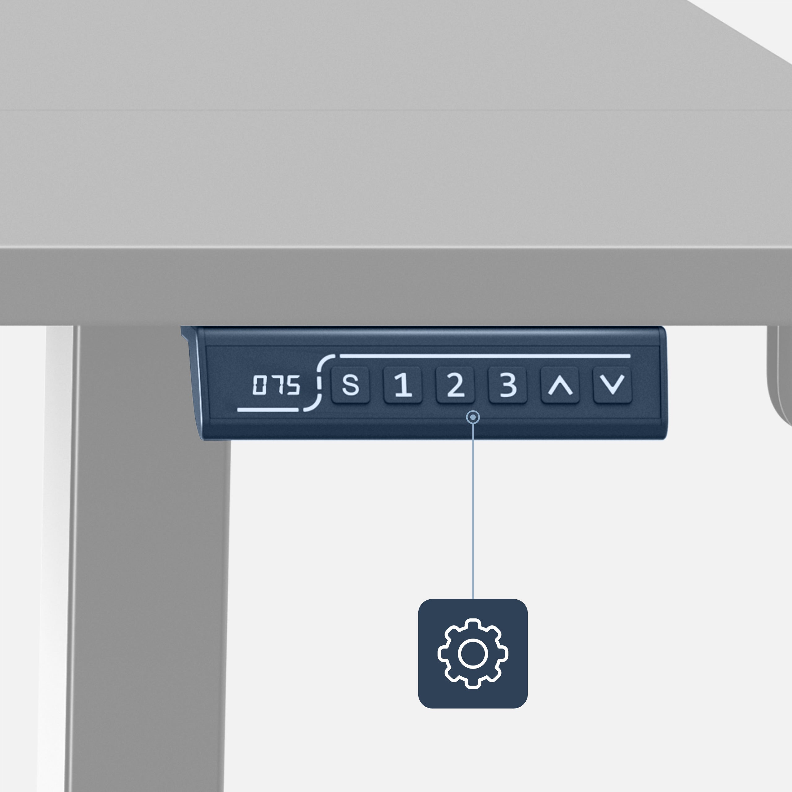 Mark Adler Leader 7.6 Černý elektrický stůl 160 cm 
