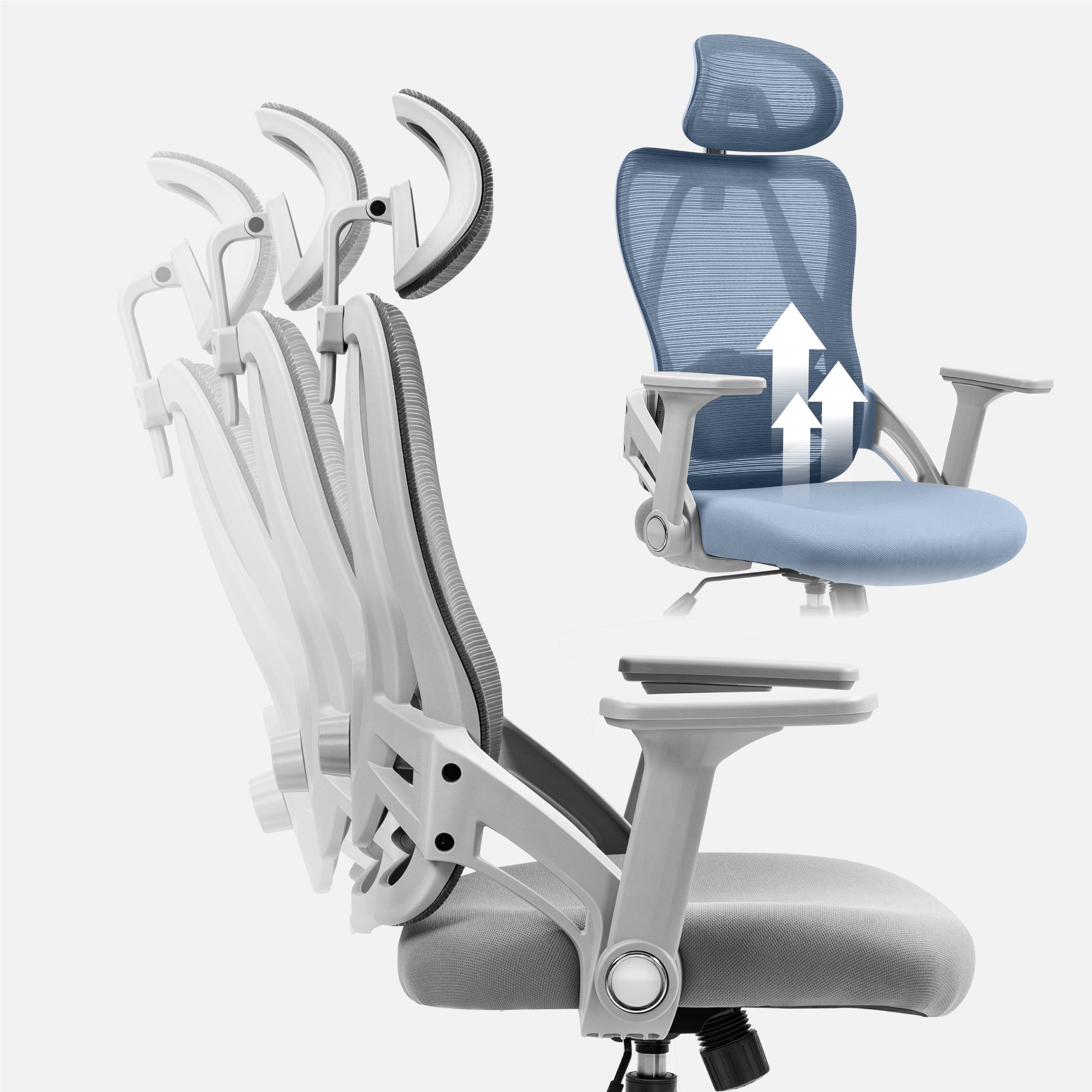 Otočná židle Mark Adler Manager 2.9 šedá 