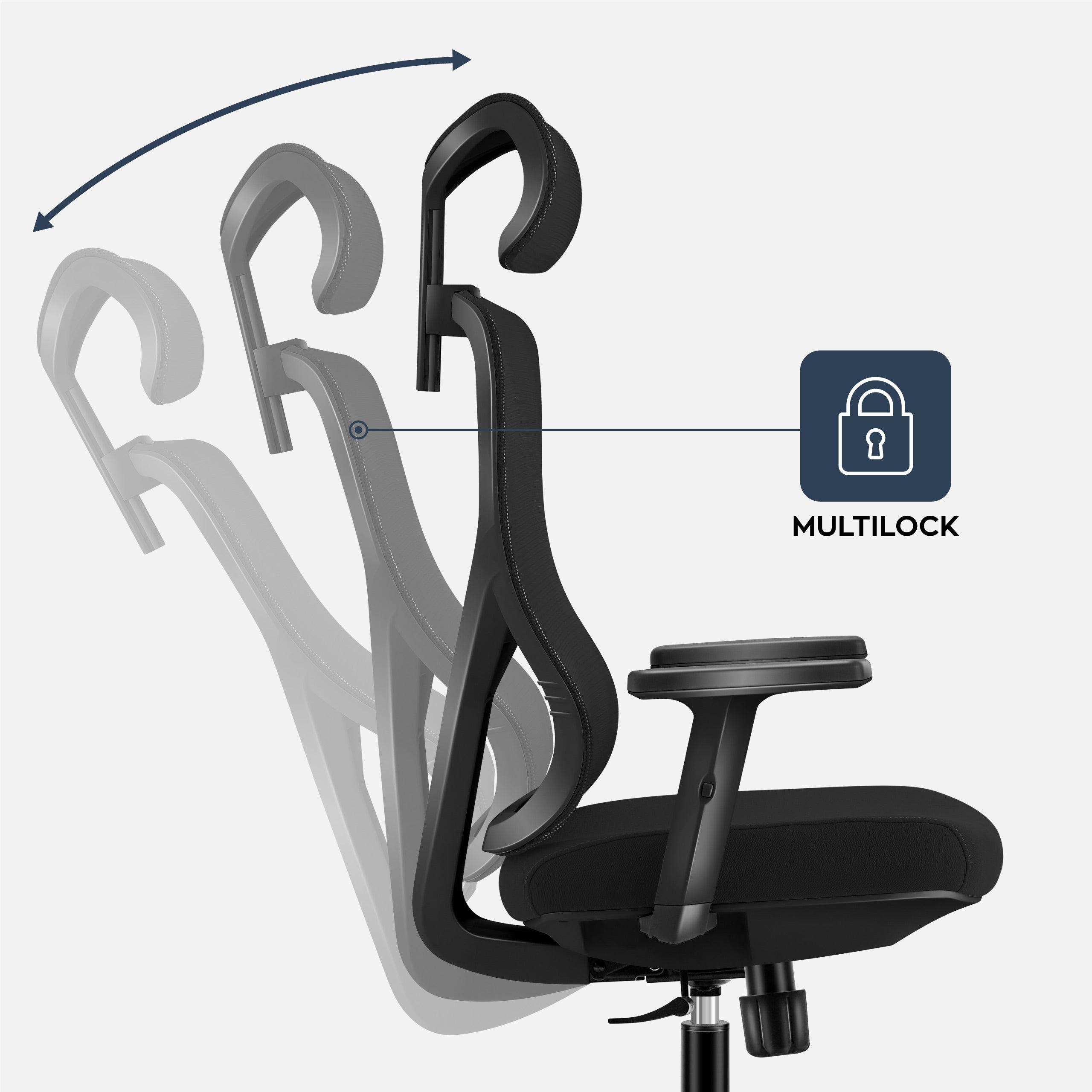 Ergonomická židle Mark Adler Manager 3.3, černá 