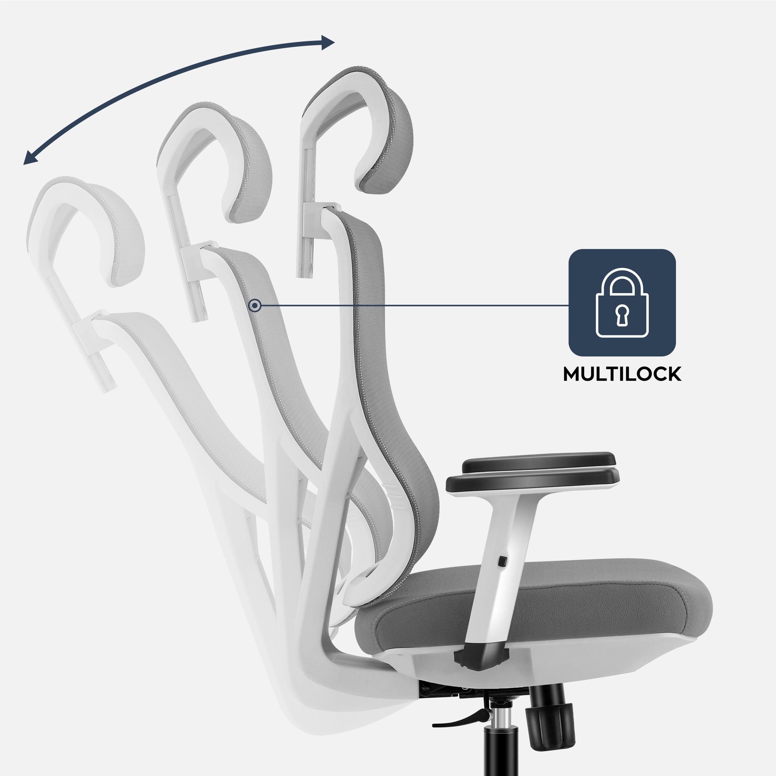 Ergonomická židle Mark Adler Manager 3.3 White 